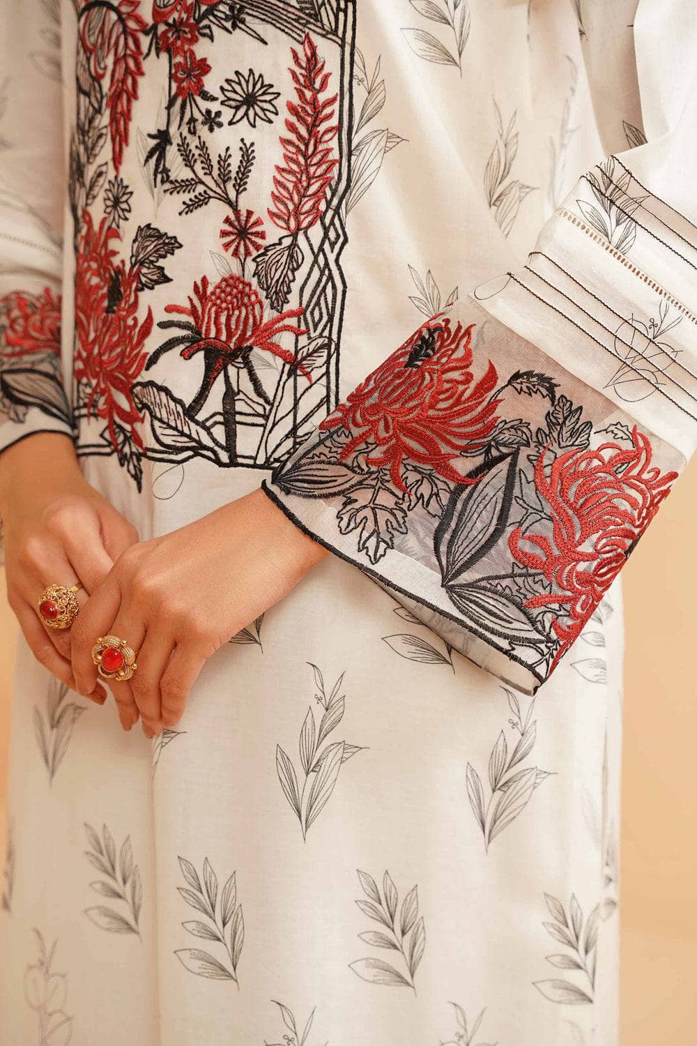 Nishat Summer Lawn/Vol 2/3 Piece - Printed Embroidered Suit - 42301556