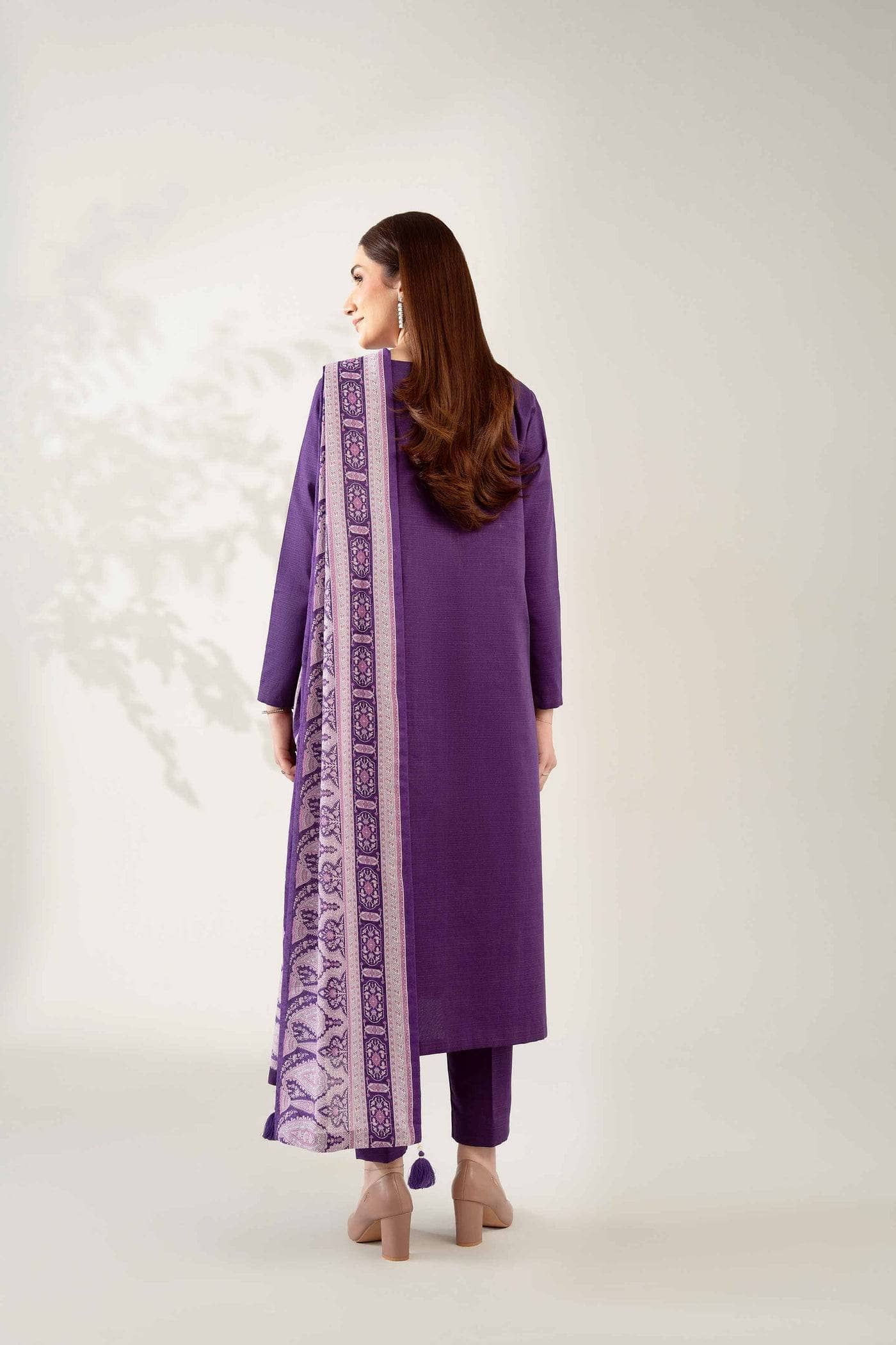 Nishat Winter 25/Printed Embroidered Suit - 42502692/Khaddar -Karandi