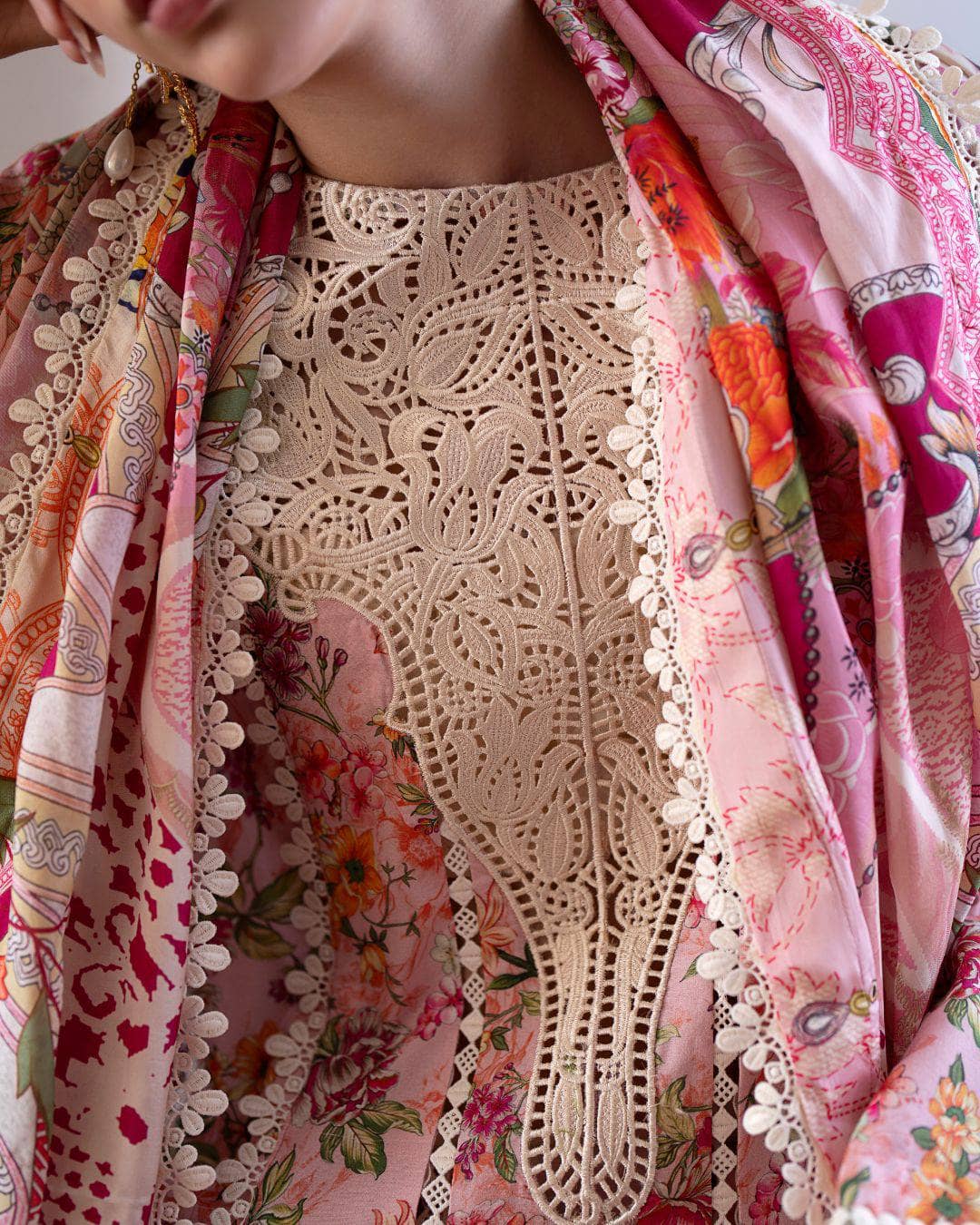 Afsana Lawn by Nofha Official/Emilia/Silk Dupatta