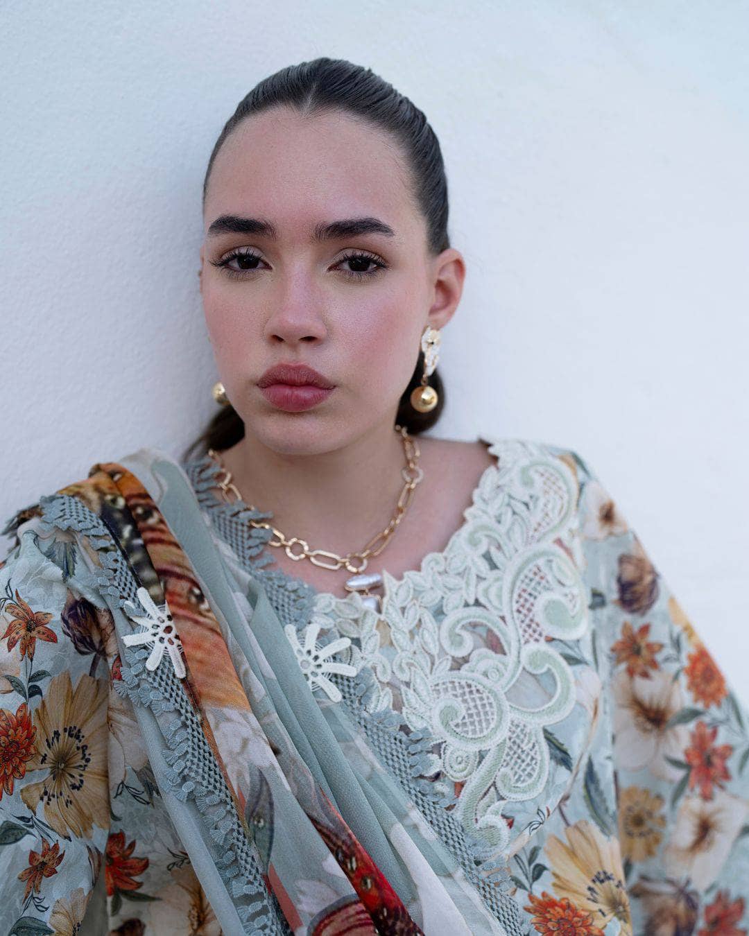 Afsana Lawn by Nofha Official/Safron/Silk Dupatta