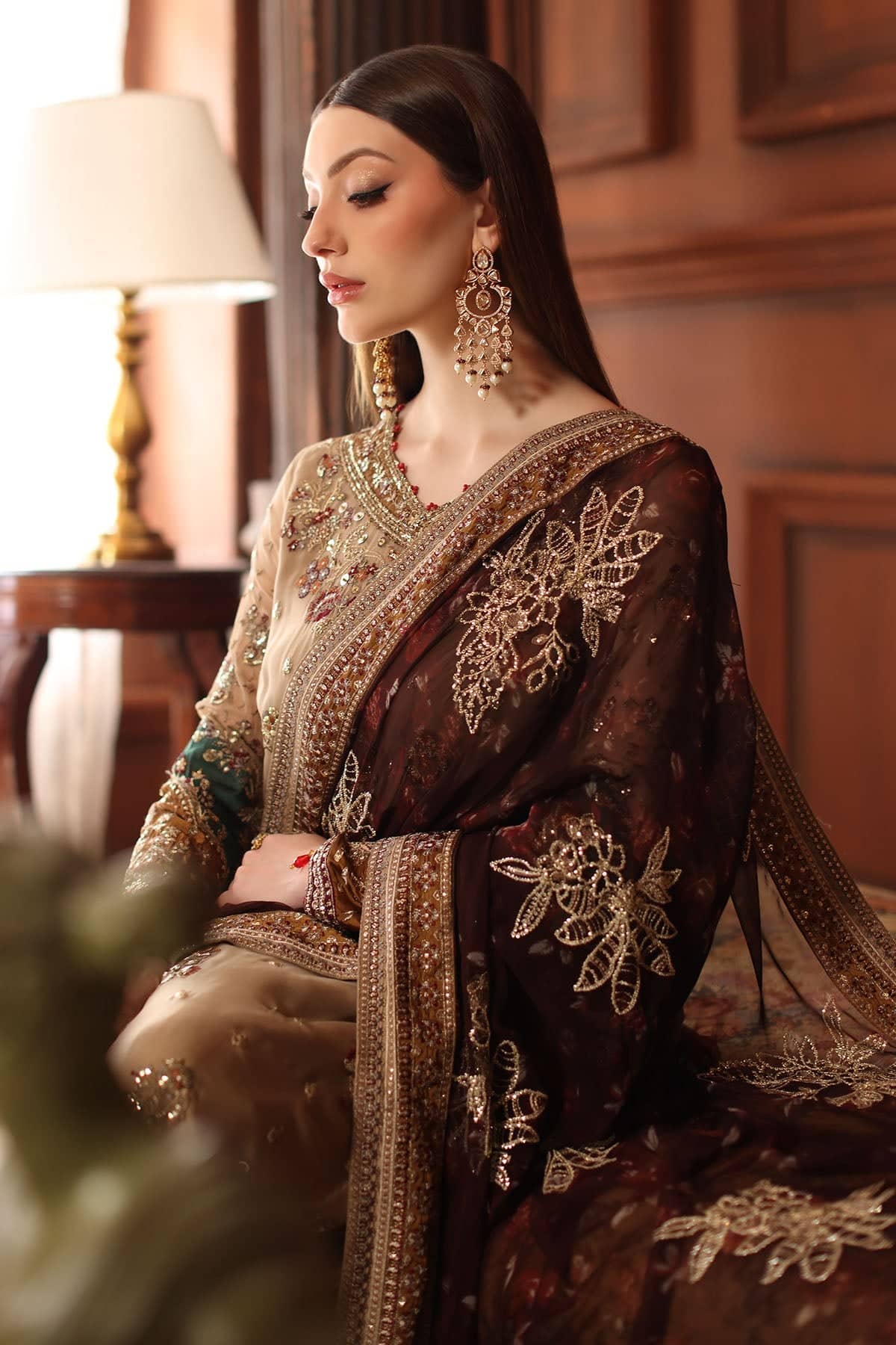 Nureh Alfaz Ready To Ship Formals Nureh Alfaz Luxury Formals/NL 91/Hand Work