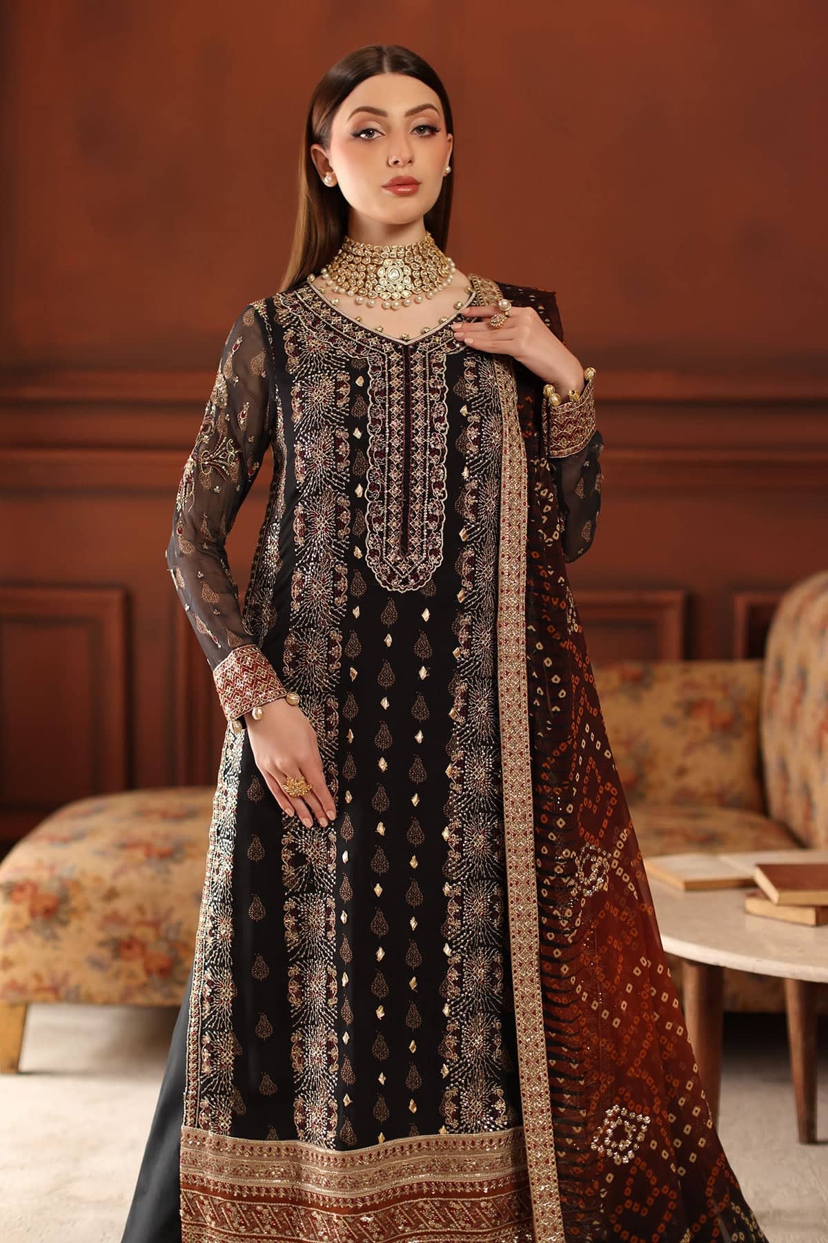 Nureh Alfaz Ready To Ship Formals Restocked/Nureh Alfaz Luxury Formals/NL 93/Hand Work