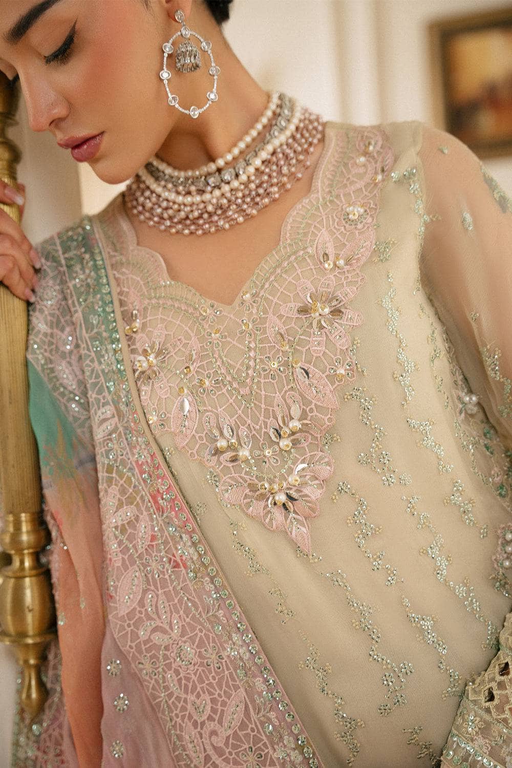 Nureh Chiffon Pakistani Suit Nureh Elanora Luxury Wedding Formals /Vol 2
