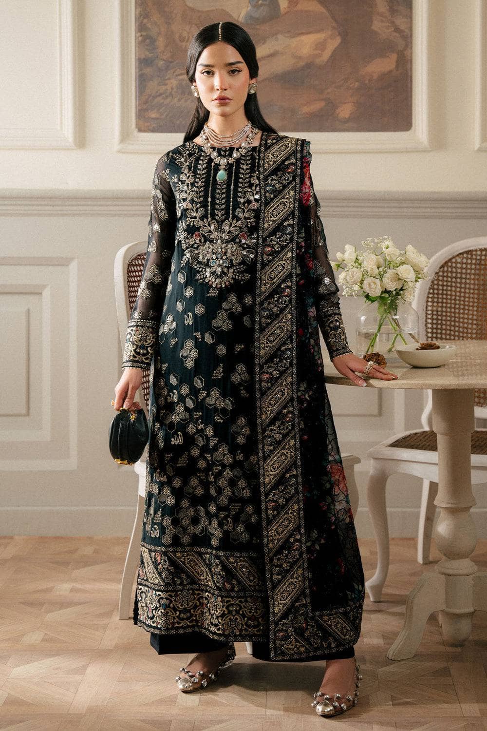 Nureh Chiffon Pakistani Suit Nureh Elanora Luxury Wedding Formals /Vol 2