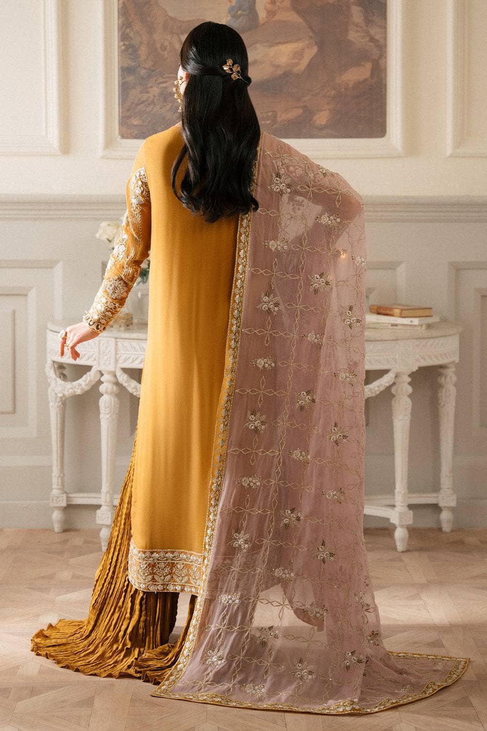 Nureh Chiffon Pakistani Suit Restocked/Nureh Elanora Luxury Wedding Formals /Vol 2