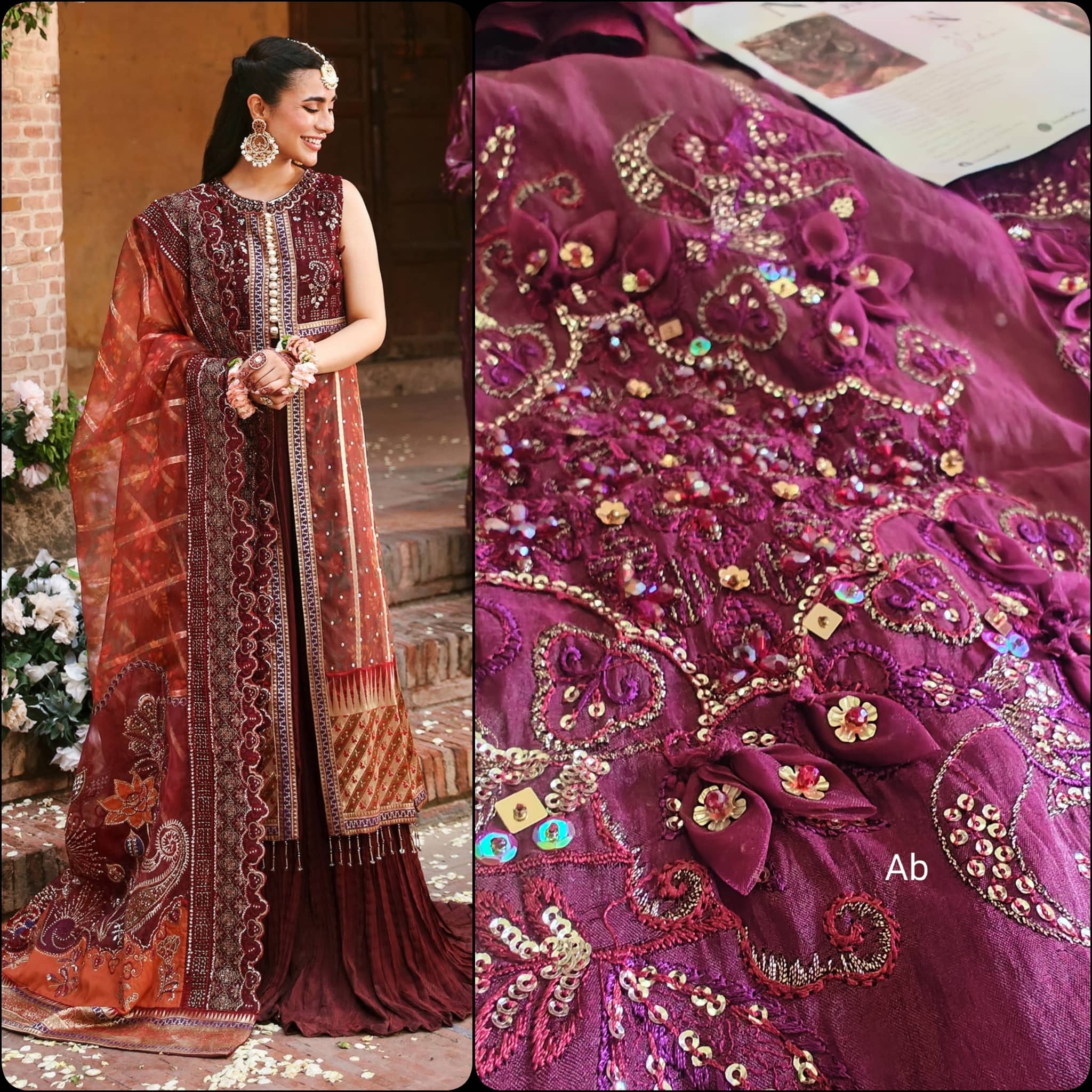 Open Pic/Sale‼️Nureh Jhoomro Wedding Festive Edition/Gehna Edition