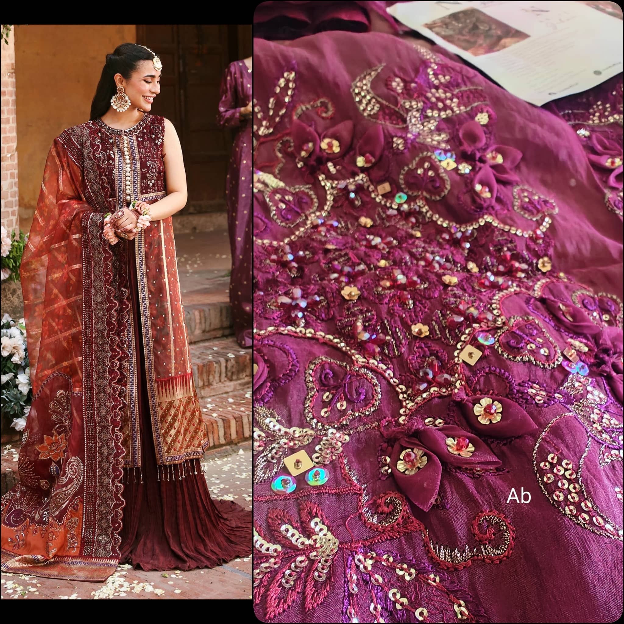 Open Pic/Sale‼️Nureh Jhoomro Wedding Festive Edition/Gehna Edition