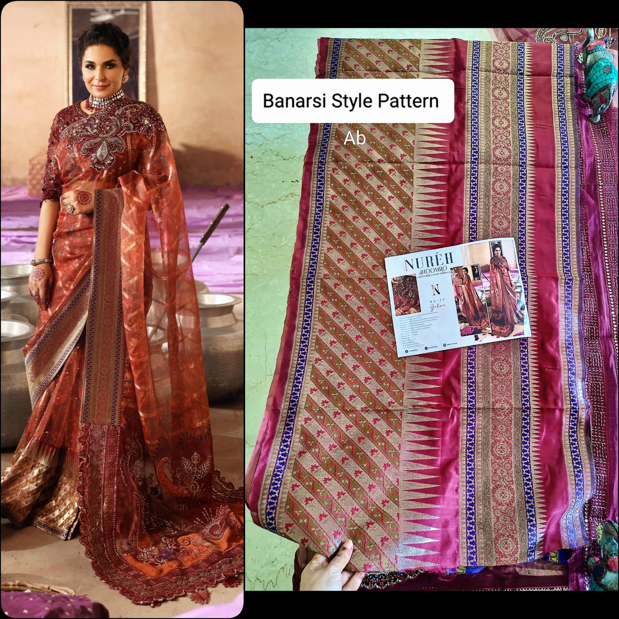 Open Pic/Sale‼️Nureh Jhoomro Wedding Festive Edition/Gehna Edition