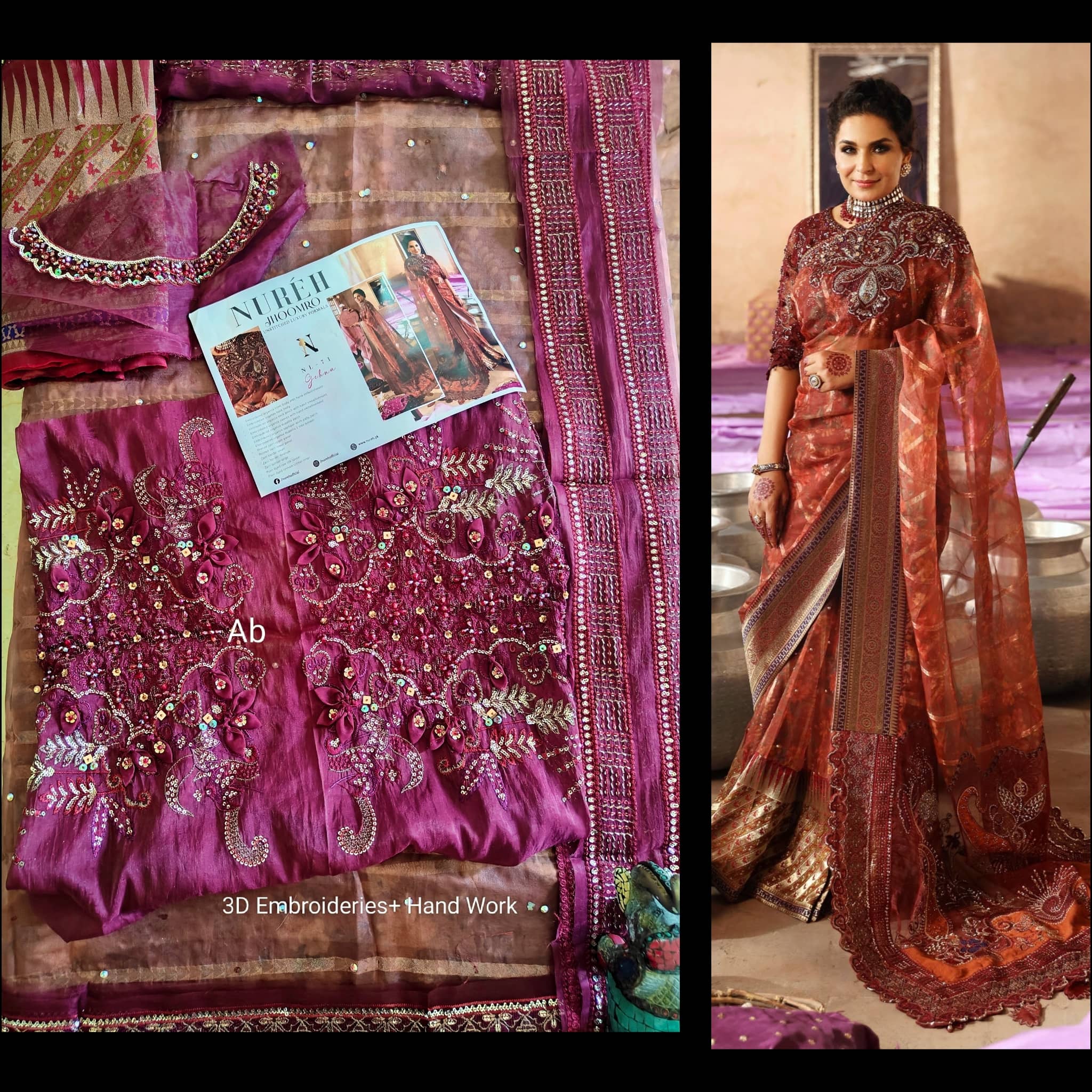 Open Pic/Sale‼️Nureh Jhoomro Wedding Festive Edition/Gehna Edition