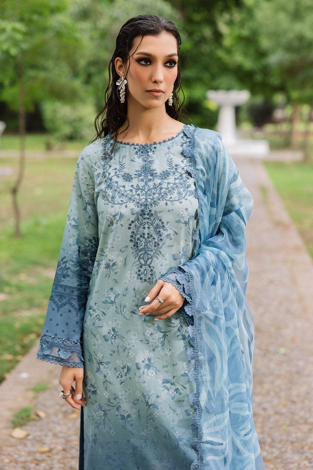 Restocked/Nureh Daily Delight Chikankari Lace Collection