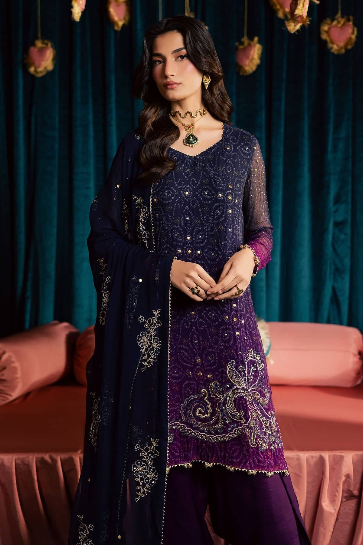 Nureh Mukeshkari Chiffon 26/MK - 23