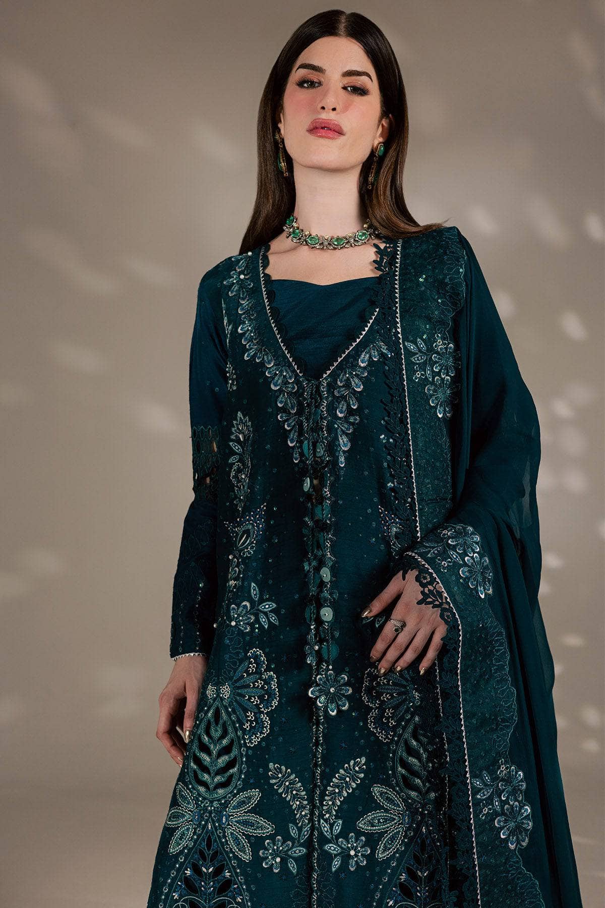 Nureh Silk 26/Premium Silk/Hand Embellished/S-33