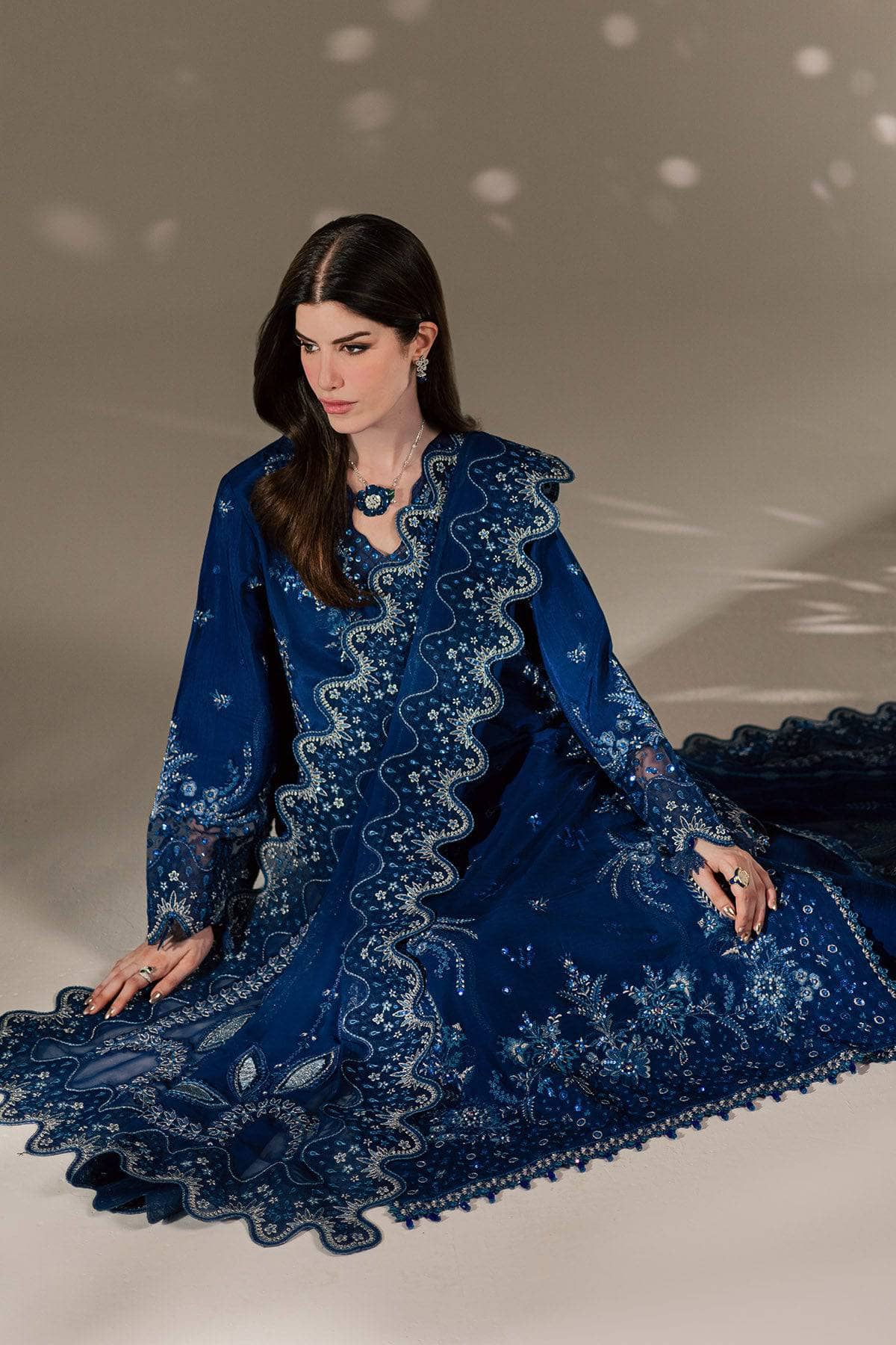 Nureh Silk 26/Premium Silk/Hand Embellished/S-34