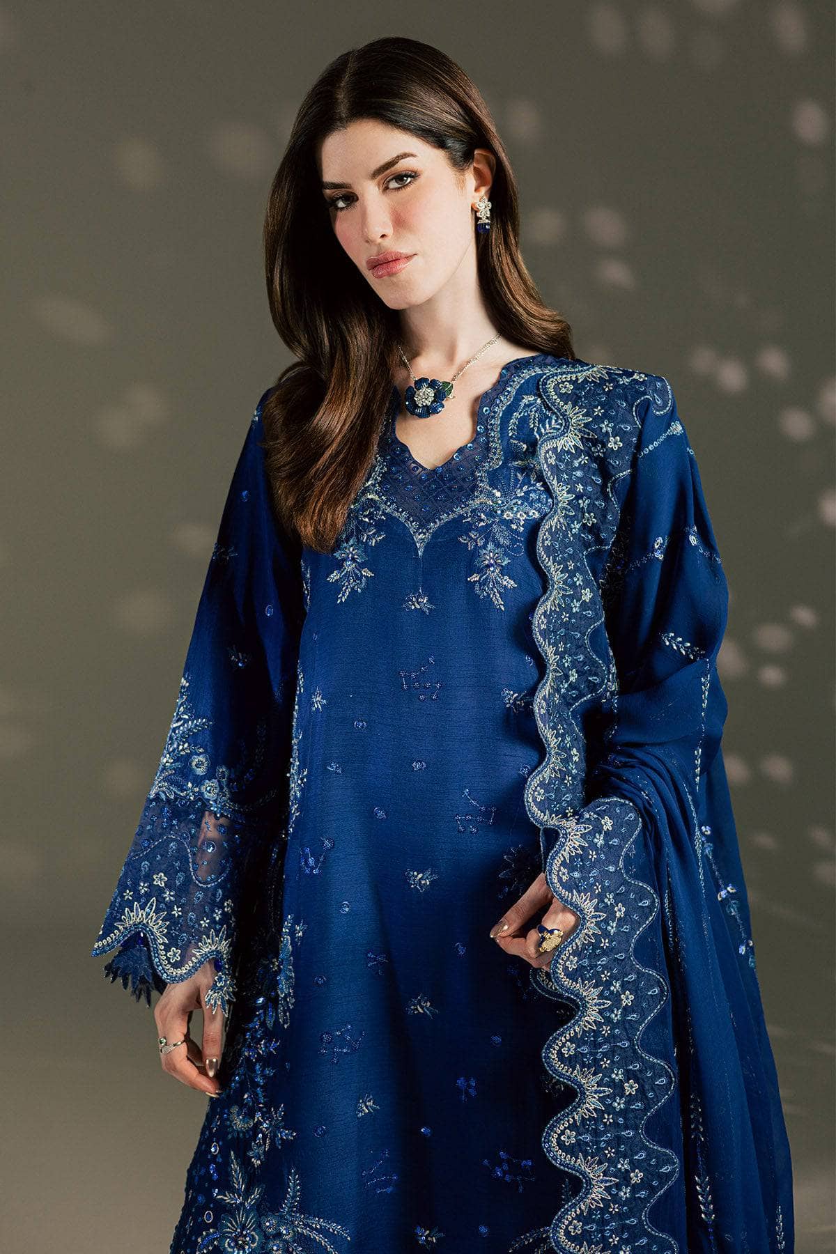 Nureh Silk 26/Premium Silk/Hand Embellished/S-34