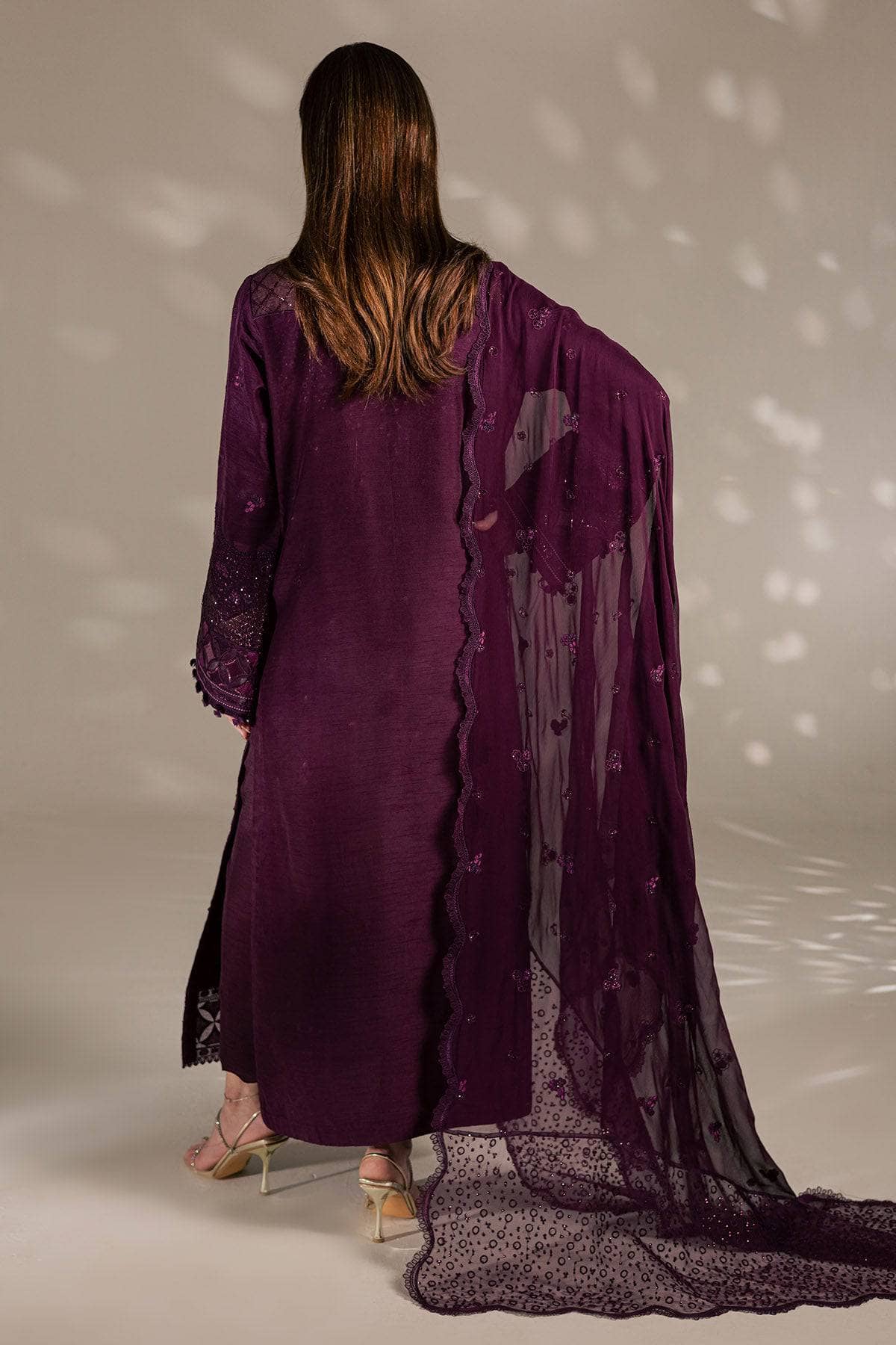 Nureh Silk 26/Premium Silk/Hand Embellished/S-36