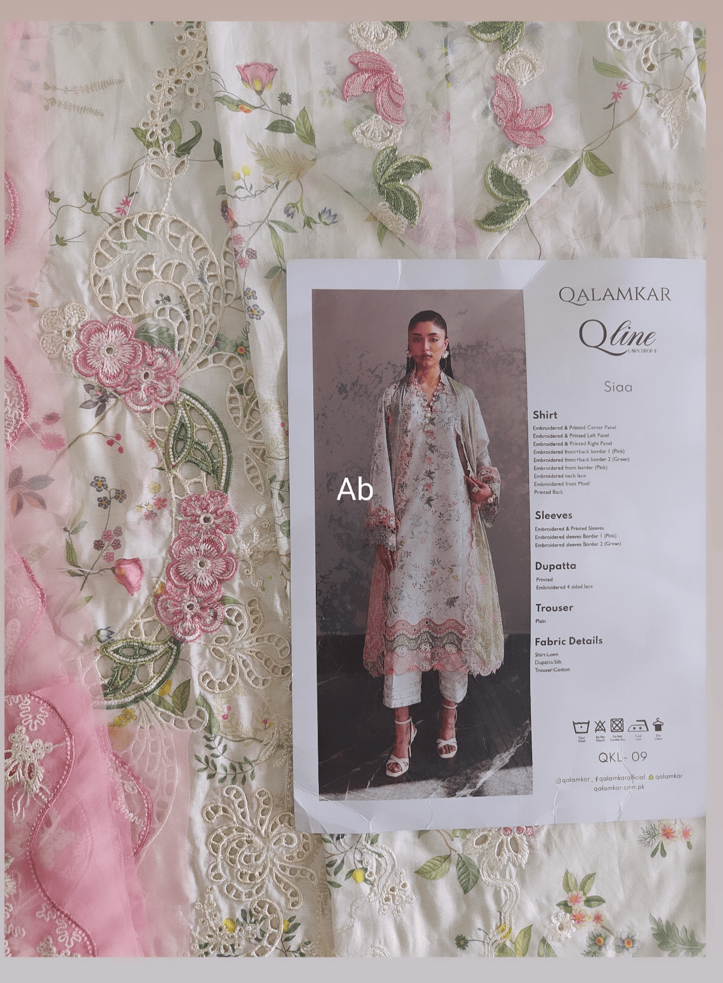 Open pic Sale‼️Qalamkar Q Line 26/QKL-09 SIAA