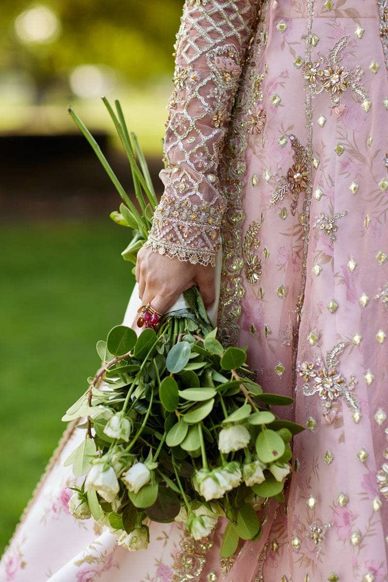 Qalamkar Chiffon Pakistani Suit Qalamkar Wedding Formals 24/Vol2/Saira SH-08