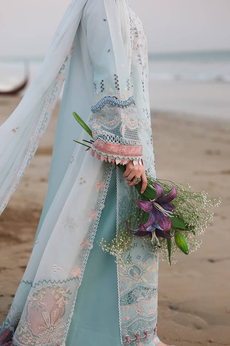 Restocked/Qalamkar Sahil Luxury Lawn 26/SA-05 AYRA