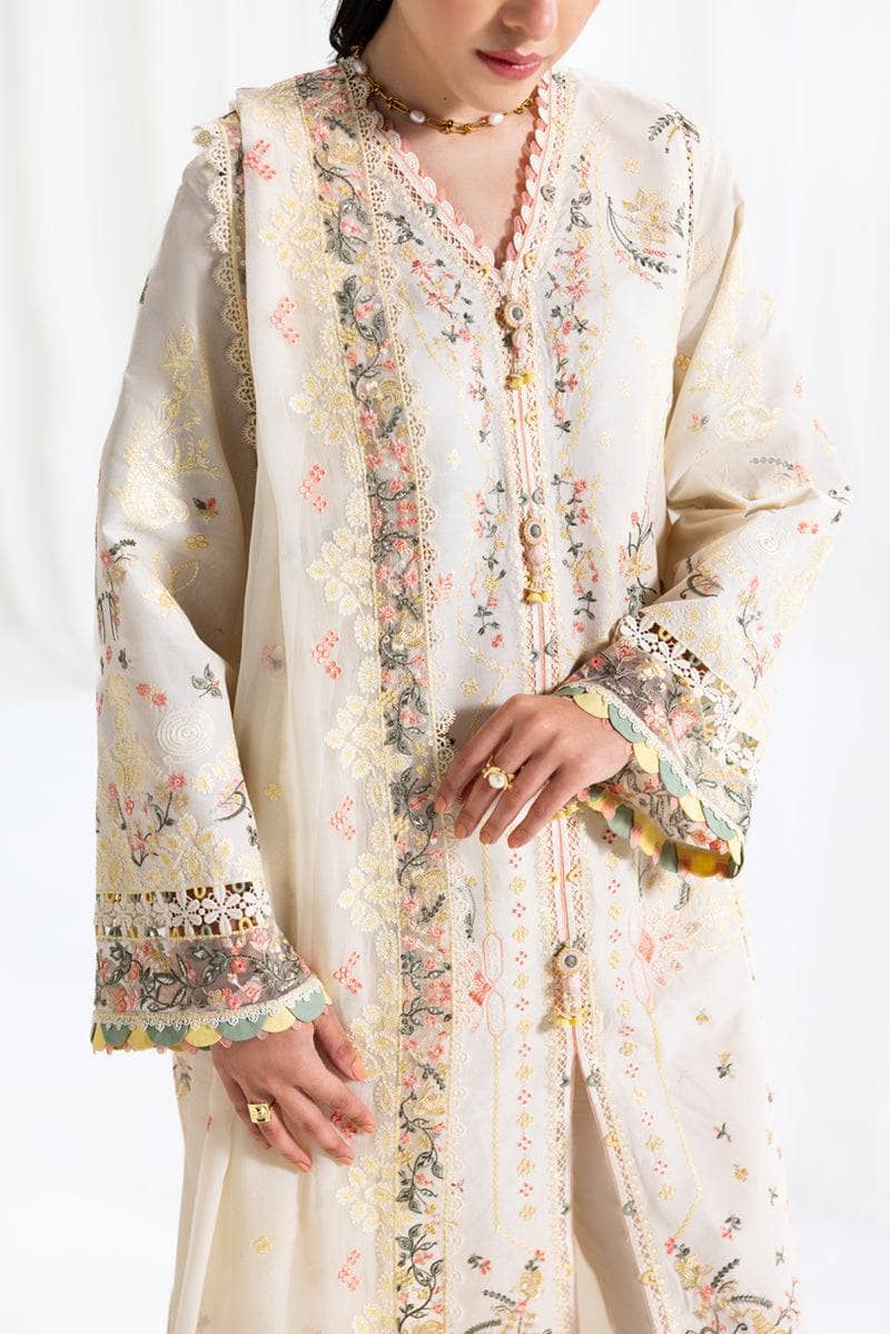 Qalamkar Lawn Pakistani Suits Qalamkar Luxury Lawn Eid Looks/Vol 2/SB-01 Rina