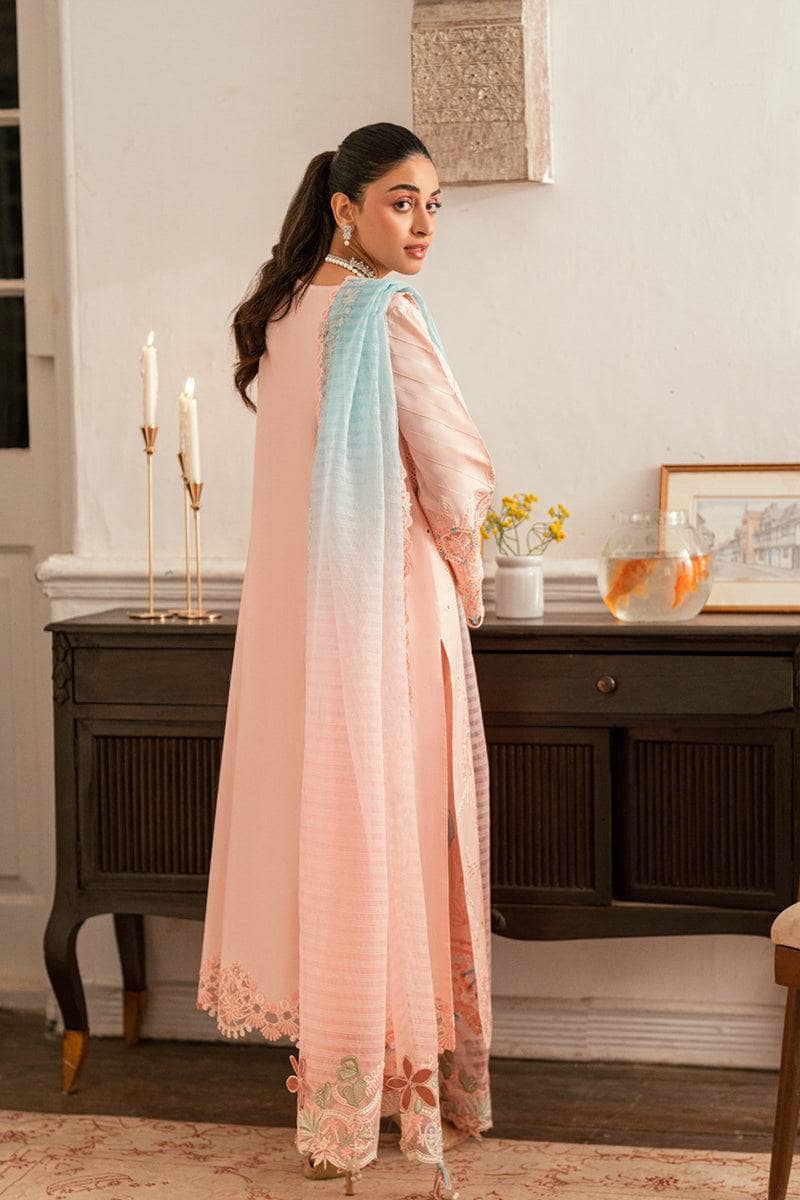 Qalamkar Lawn Pakistani Suits Qalamkar Luxury Lawn Eid Looks/Vol 2/SB-05 Aleeza