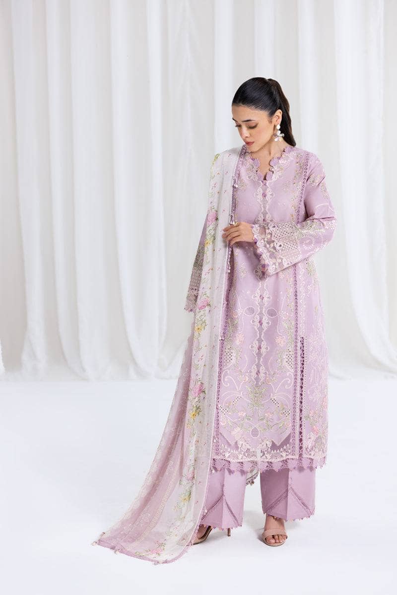 Qalamkar Lawn Pakistani Suits Qalamkar Luxury Lawn Eid Looks/Vol 2/SB-06 Komal
