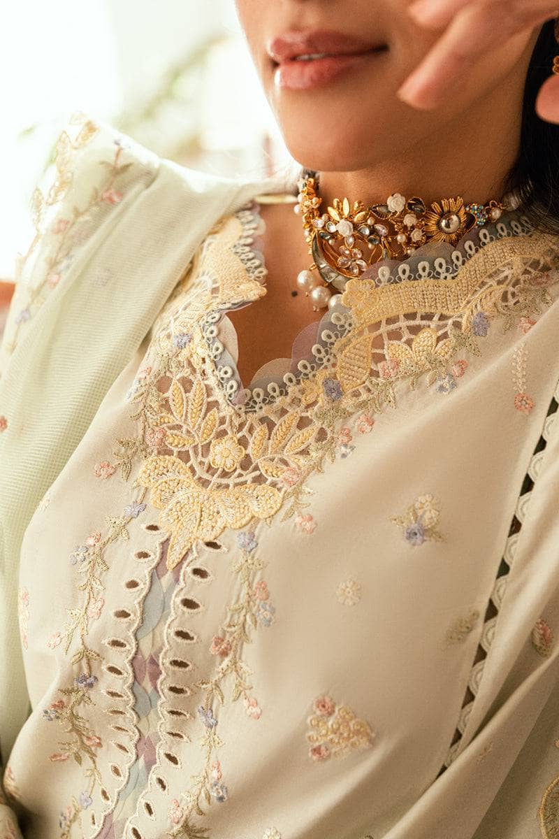 Qalamkar Lawn Pakistani Suits Qalamkar Luxury Lawn Eid Looks/Vol 2/SB-08 Rimsha