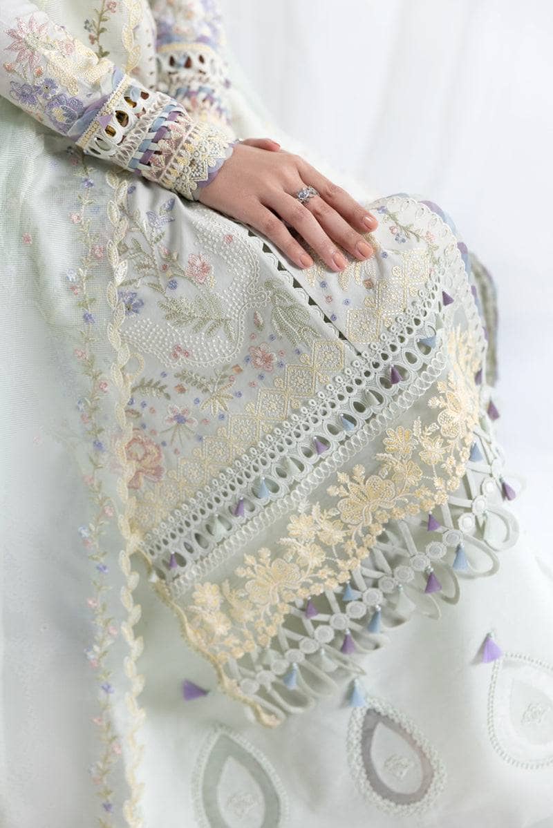 Qalamkar Lawn Pakistani Suits Qalamkar Luxury Lawn Eid Looks/Vol 2/SB-08 Rimsha