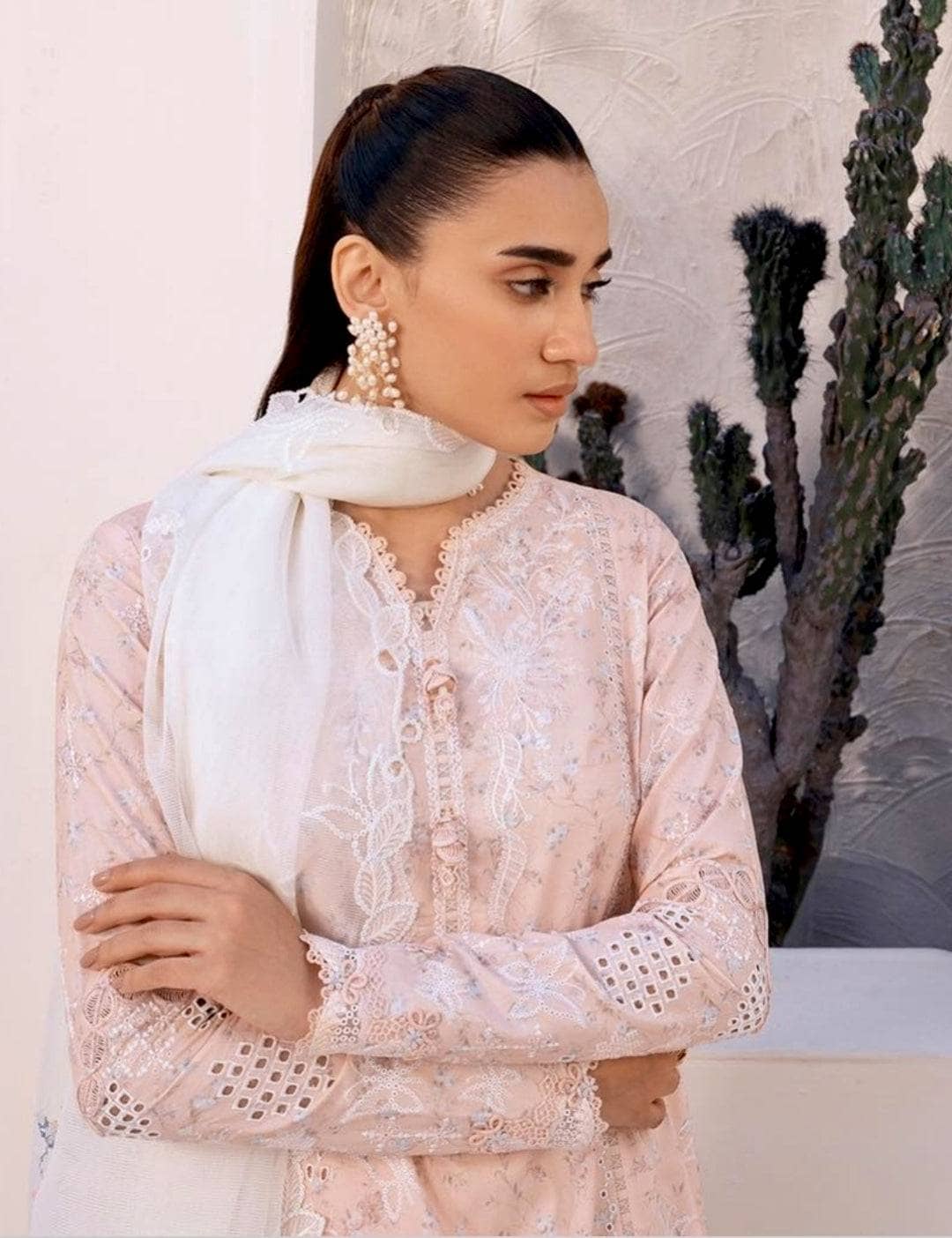 Qalamkar Lawn Pakistani Suits Qalamkar Q Line Lawn 25/QM-12 Miso