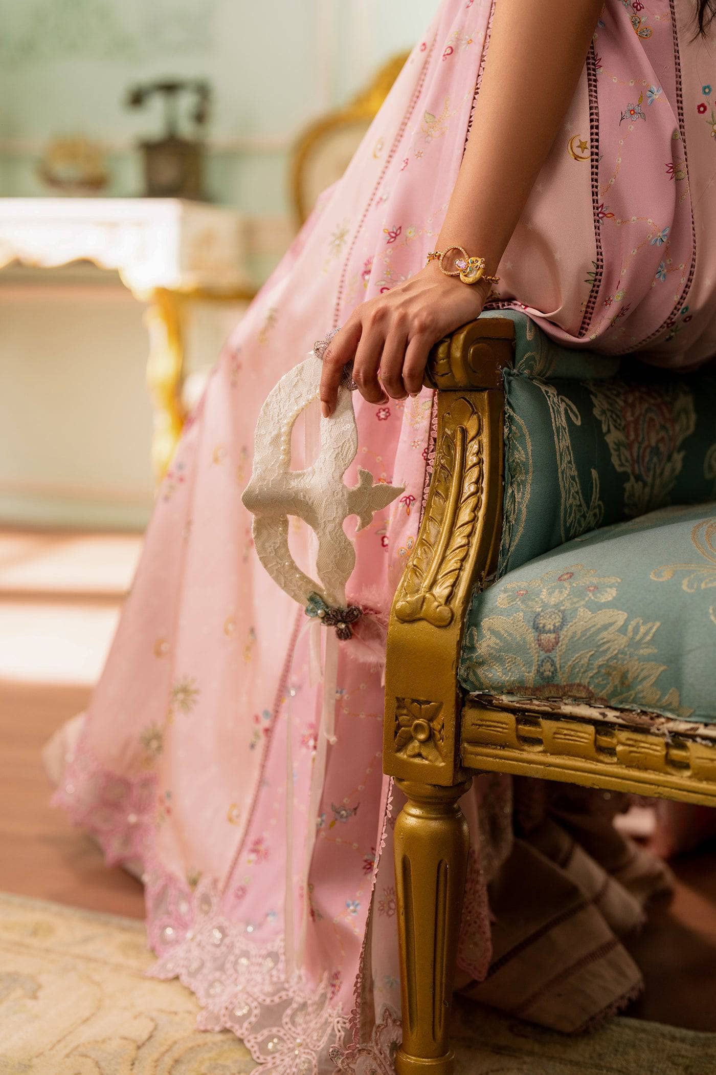 Qalamkar Luxe Charmeuse Silk 26/Hand Work/QSL-04 LARA