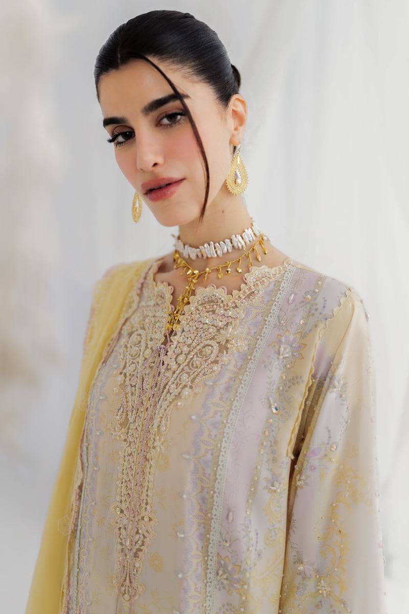 Restocked/Qalamkar Luxe Silk/LK-03 LENI/Hand Work