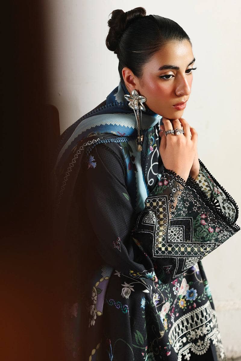 Qalamkar Q Print Fall 25/QW-06 (B) SKYE