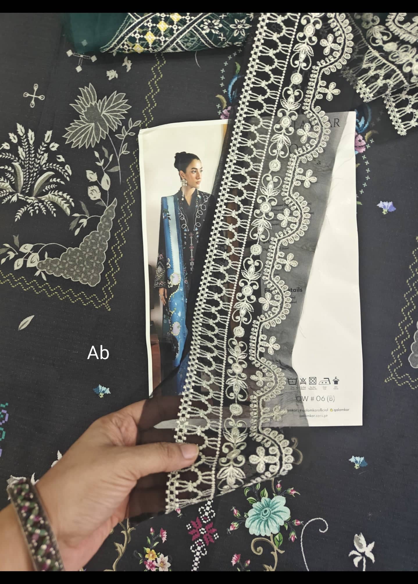 Qalamkar Q Print open pics Open Pic/Qalamkar Q Print Fall 25/QW-06 (B) SKYE