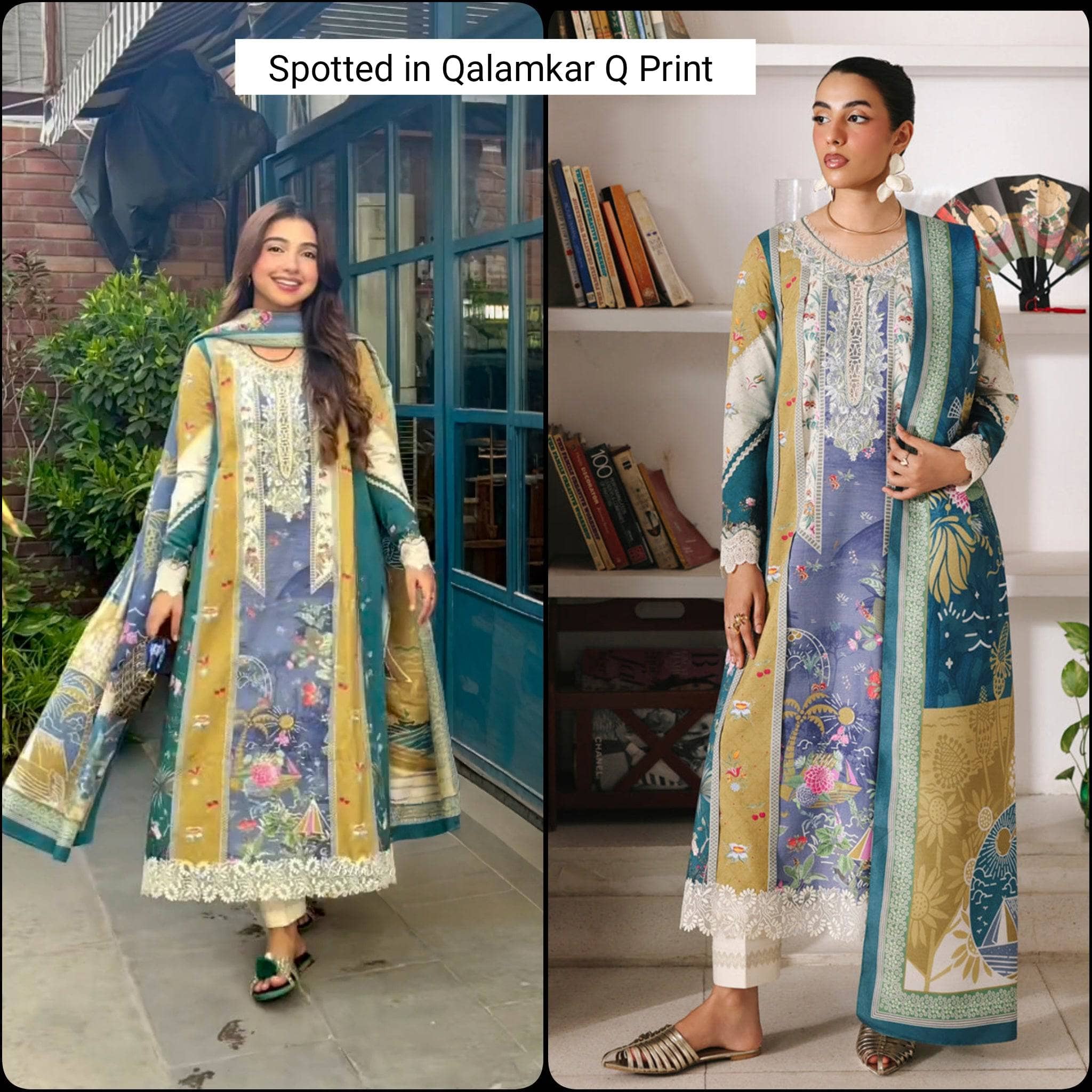 Spotted in Qalamkar Q Print Fall 25/QW-10 (A) ALINA