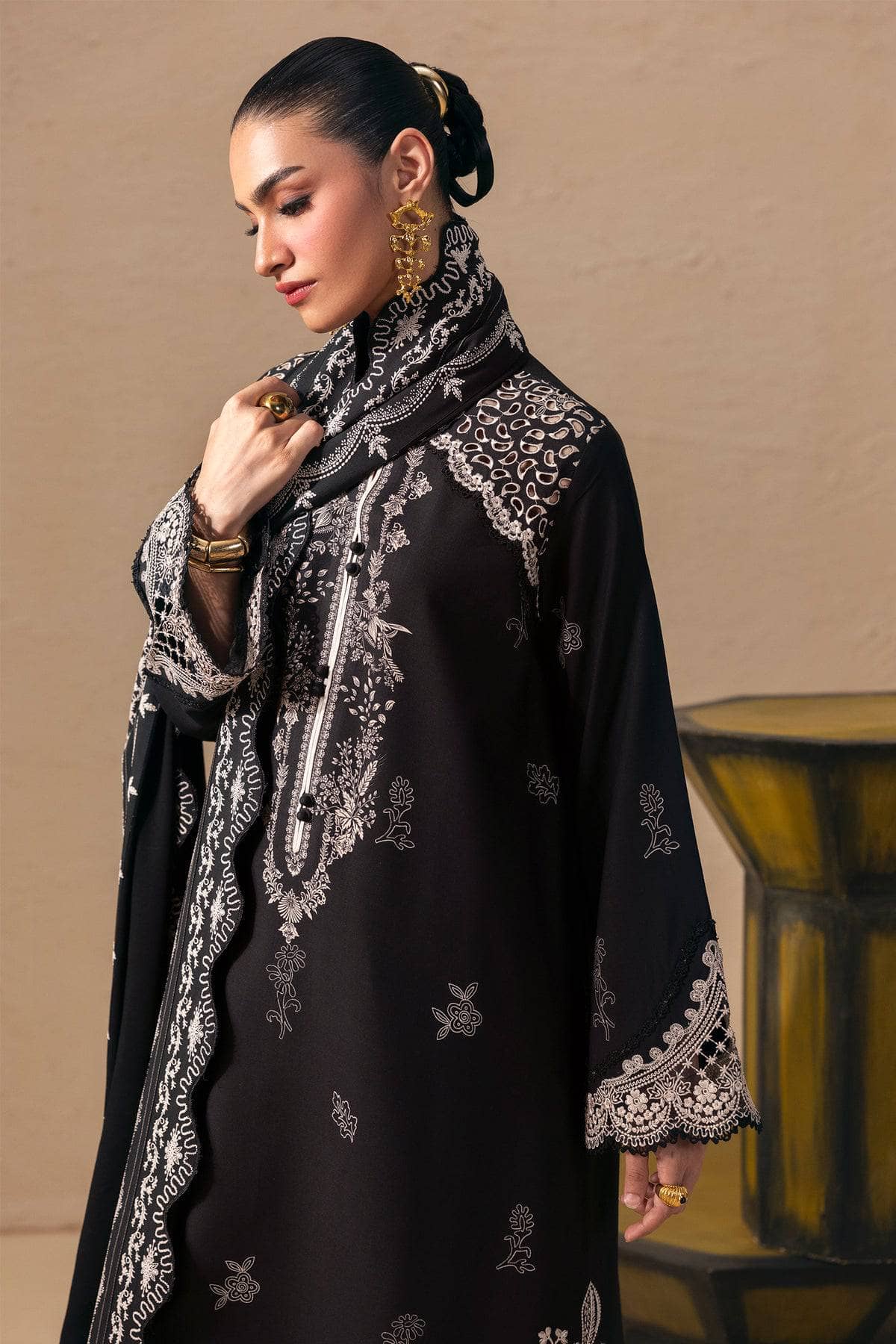Qalamkar Q Print Winter 26/QPW-02 (A) Laiza