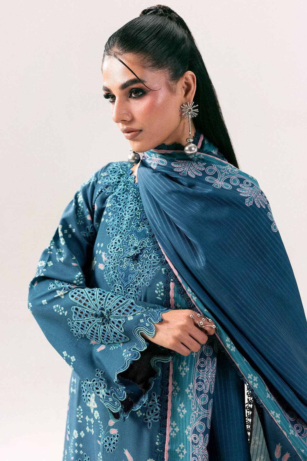 Qalamkar Q Print Winter 26/QPW-06 (B) Rohi