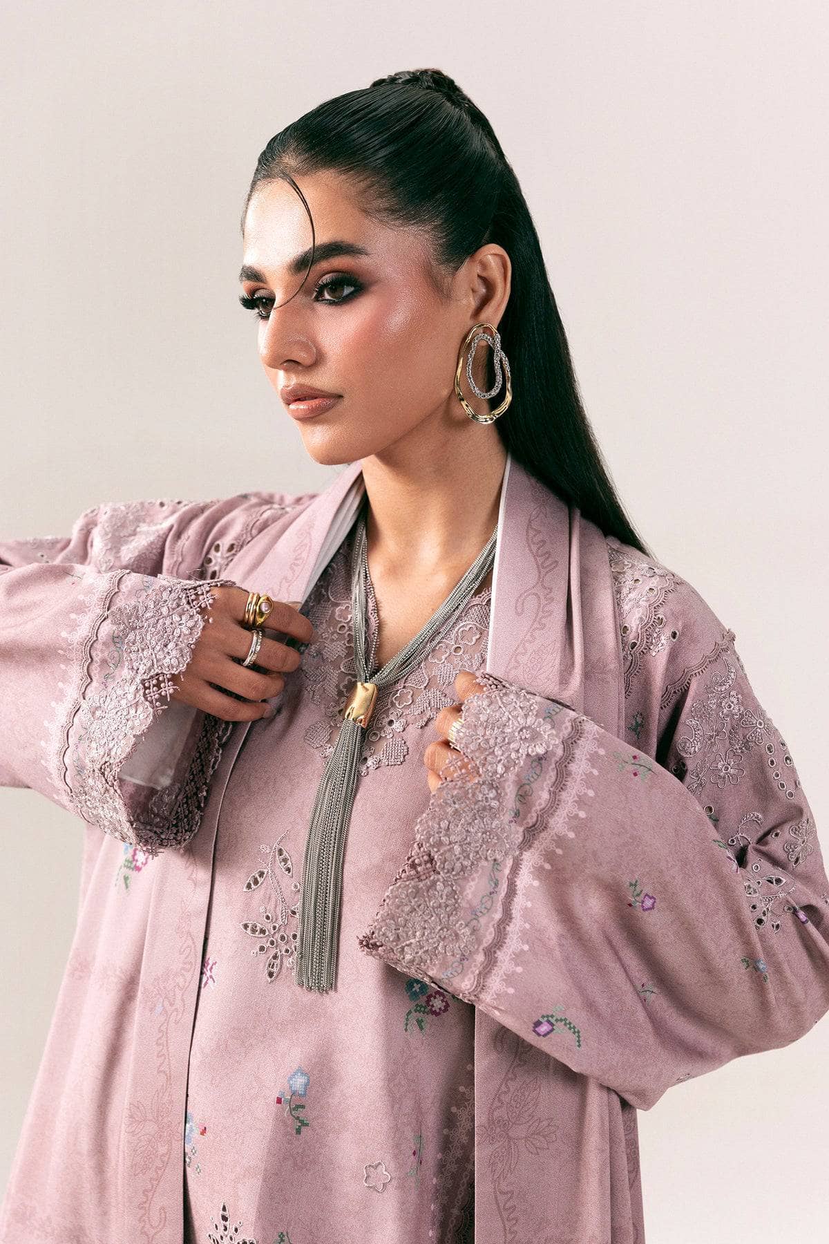 Qalamkar Q Print Winter 26/QPW-08 (B) Waniya