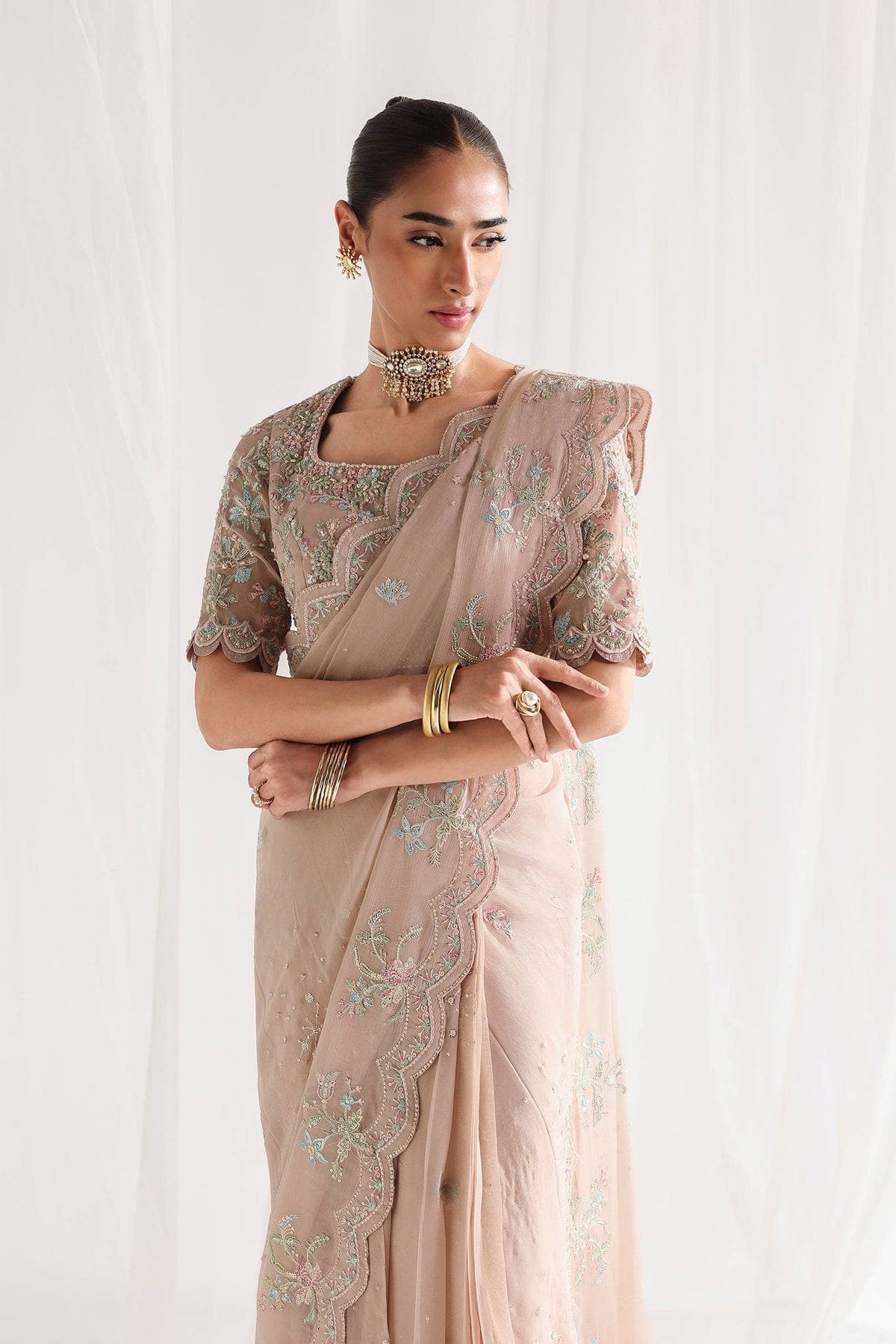 Qalamkar Chiffon Festive Formals 26/QCC-04 NOVERA