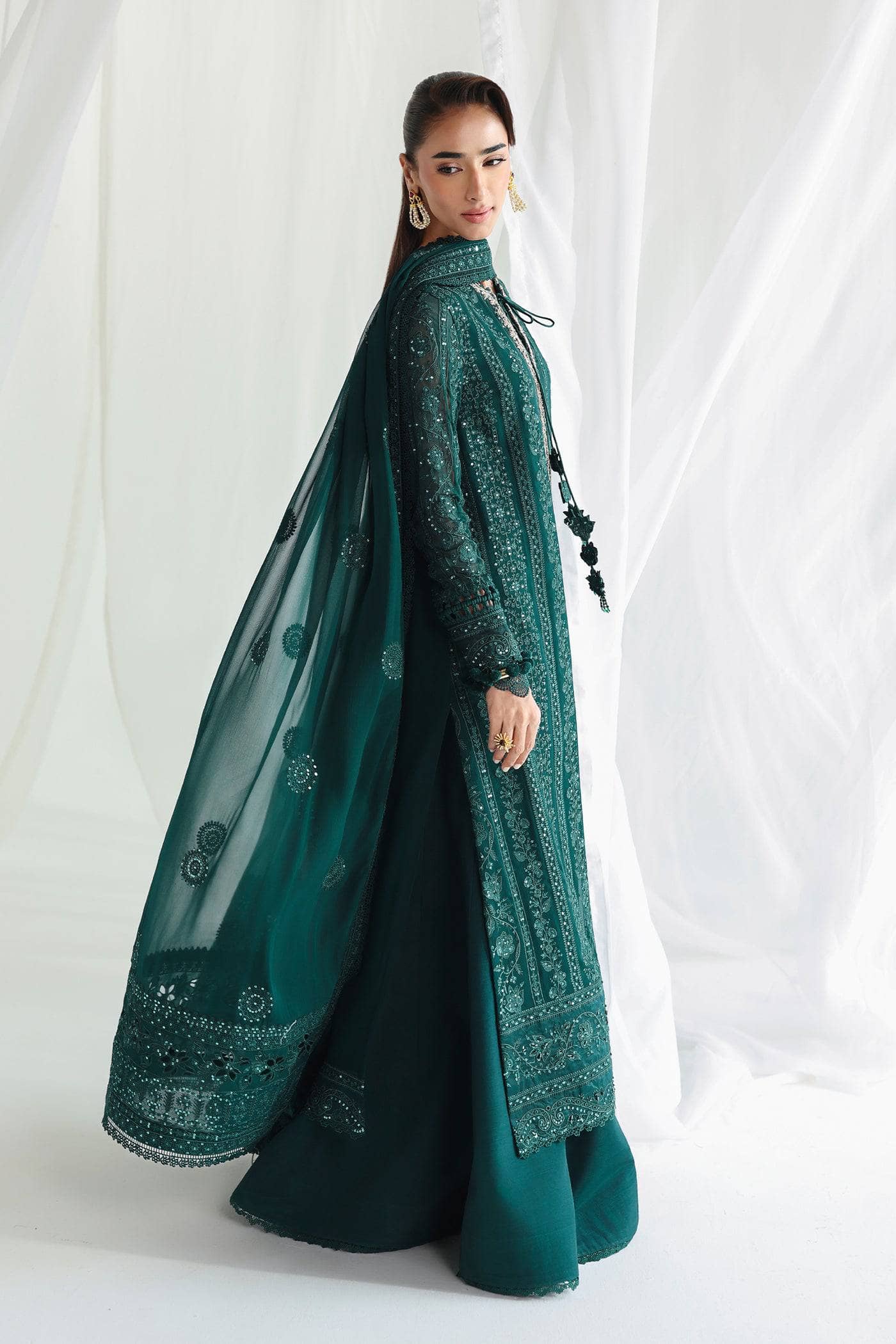 Qalamkar Chiffon Festive Formals 26/QCC-05 JANAAN