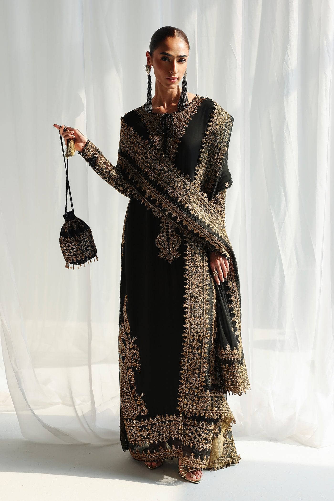 Qalamkar Chiffon Festive Formals 26/QCC-06 WALIYA