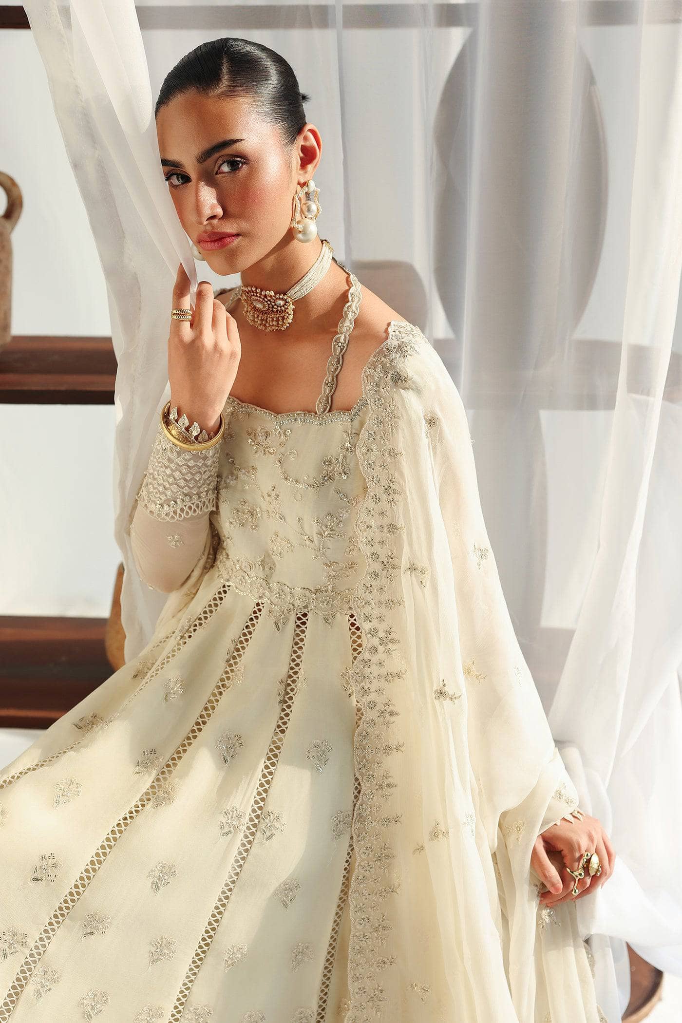 Qalamkar Chiffon Festive Formals 26/QCC-07 AMERA