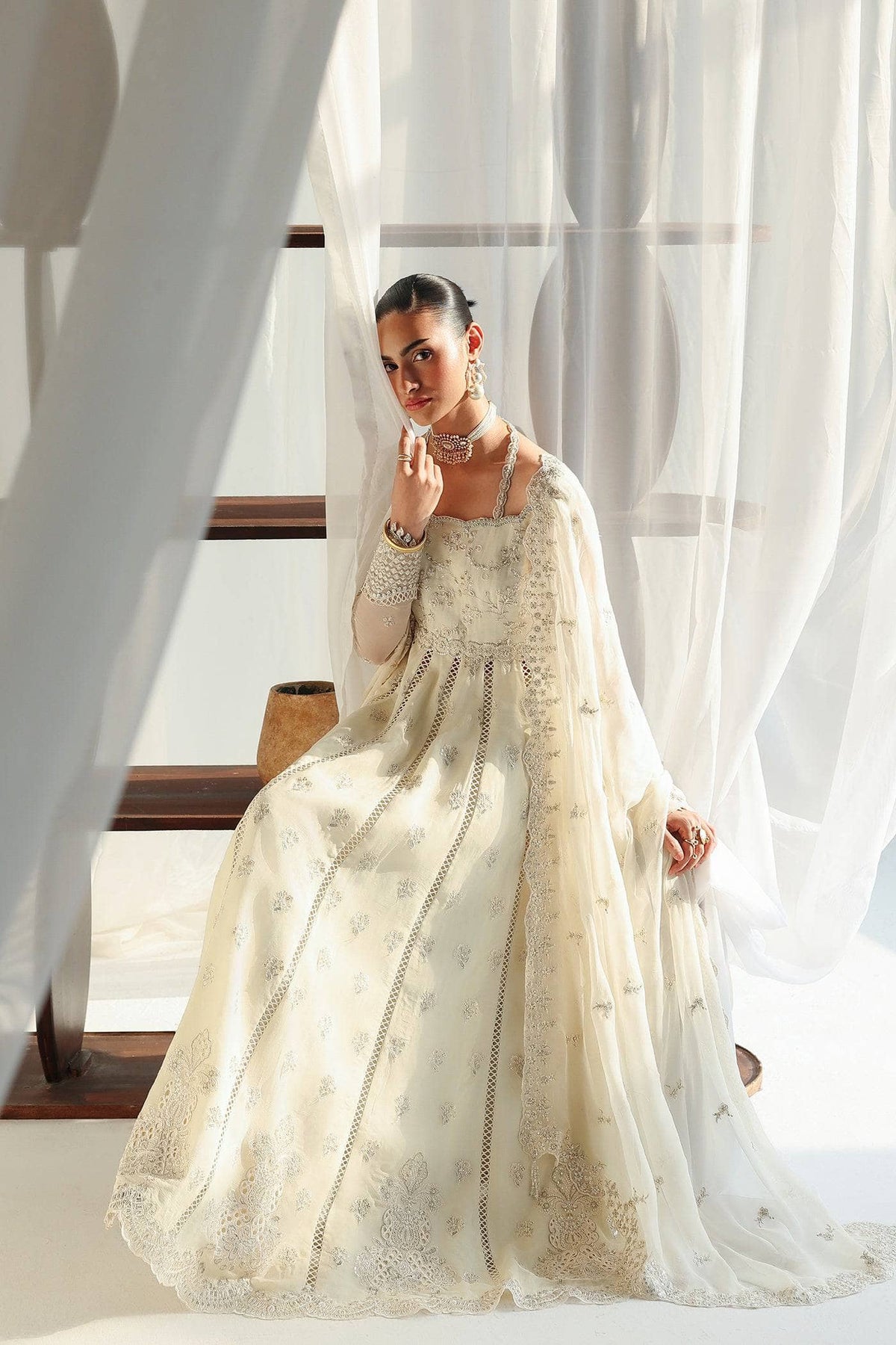 Qalamkar Chiffon Festive Formals 26/QCC-07 AMERA