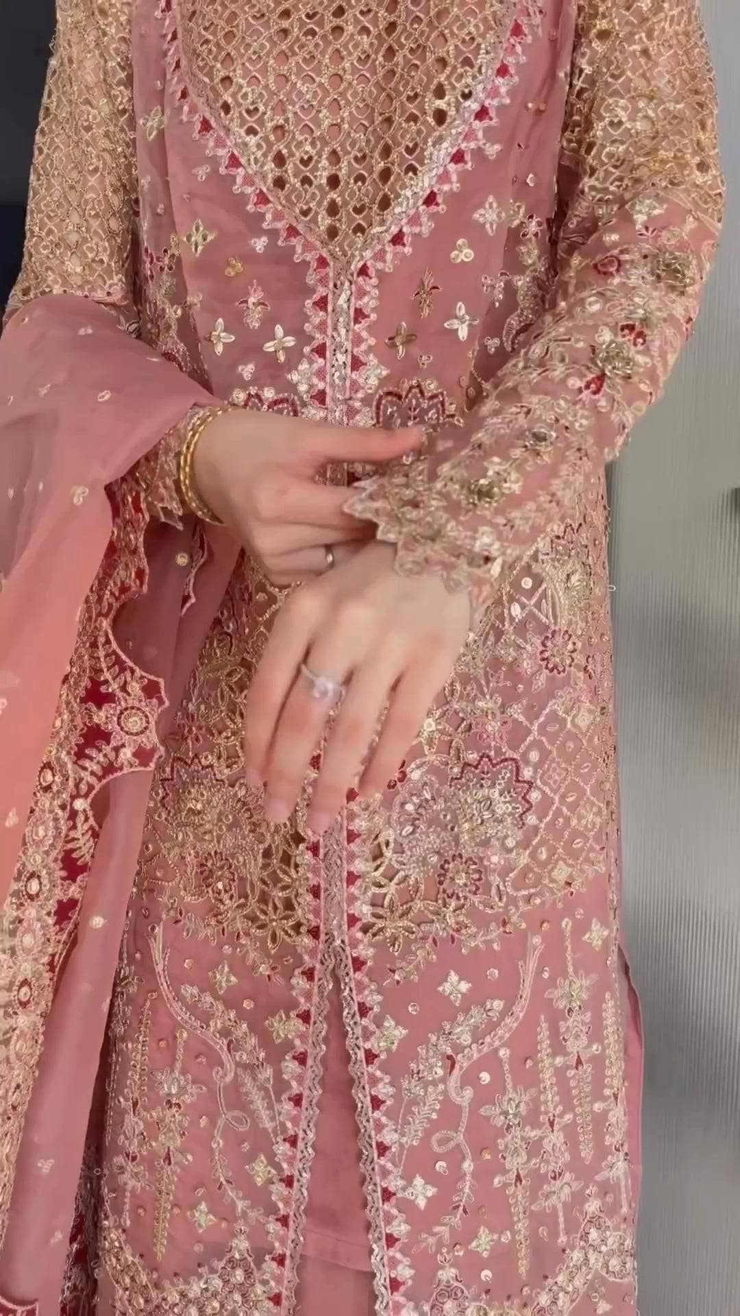 Spotted in Qalamkar Wedding Formals/Hand Work/RF-02 SALEHA