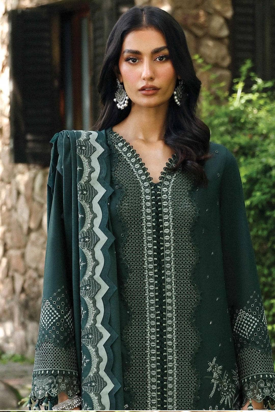 Qalamkar Winter Pakistani Suits Qalamkar Q Line Linen 24/Ailis