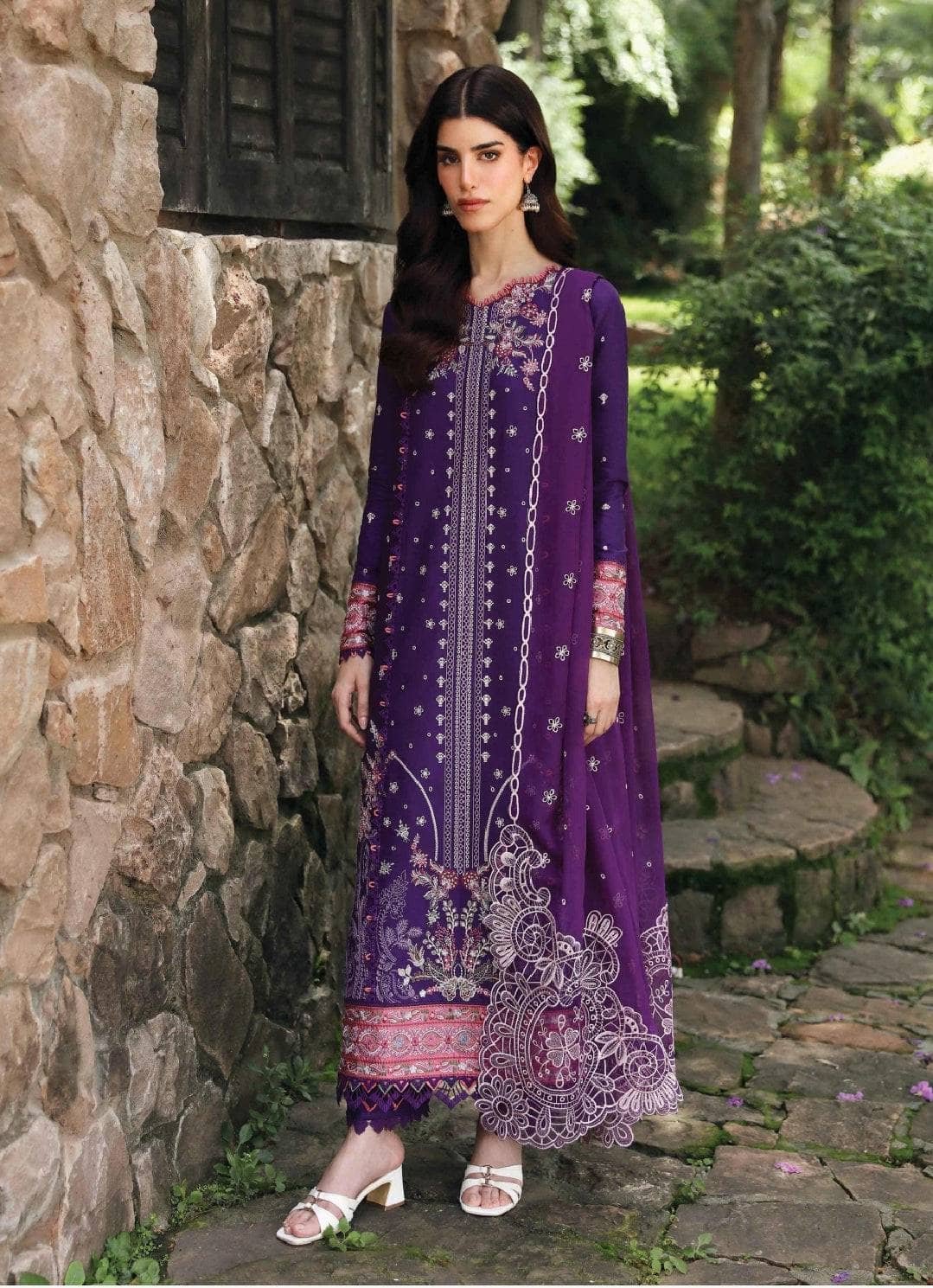 Qalamkar Winter Pakistani Suits Qalamkar Q Line Linen 24/Eimera