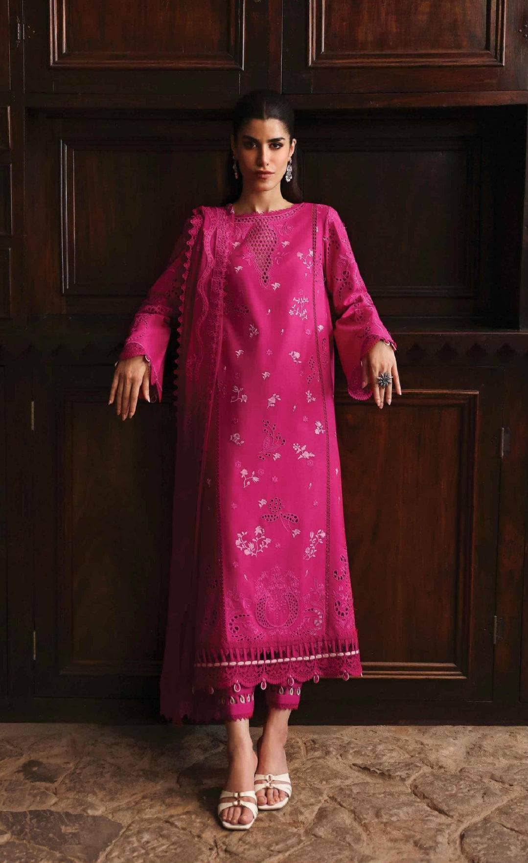 Qalamkar Winter Pakistani Suits Qalamkar Q Line Linen 24/Neesa