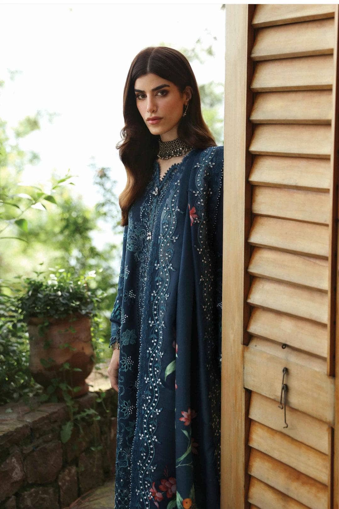 Qalamkar Winter Pakistani Suits Qalamkar Q Line Linen 24/Tula