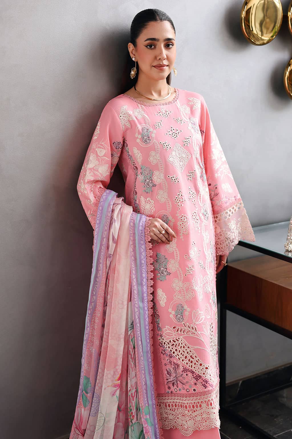 Ramsha Andaz Lawn 26/Z1404/Chiffon Dupatta