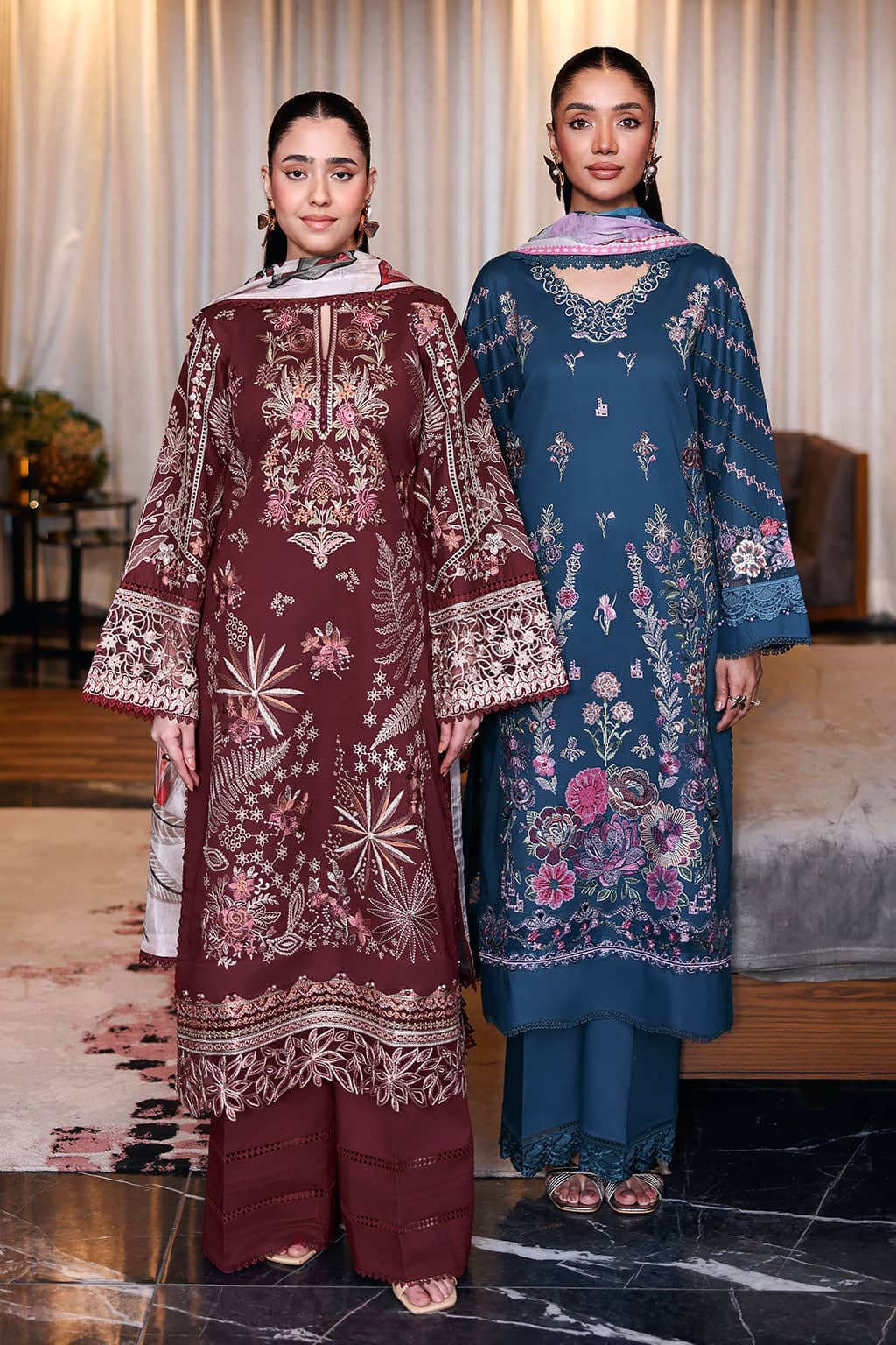 Ramsha Andaz Lawn 26/Z1406/Silk Dupatta