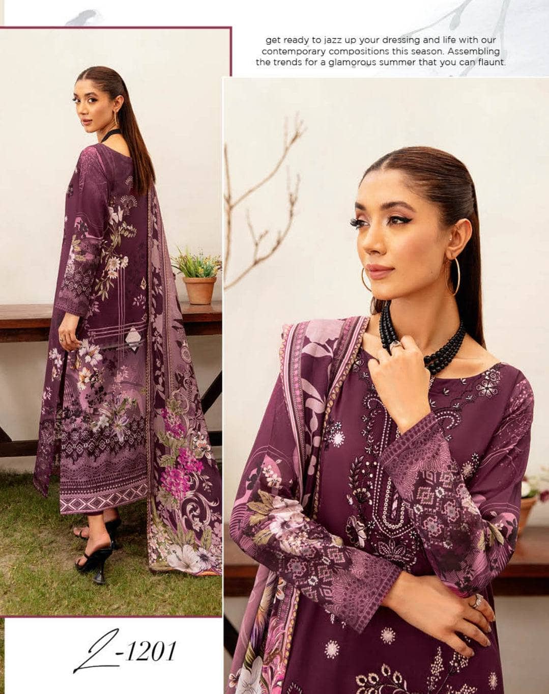 Mashaal Lawn by Ramsha 24 Vol 12
