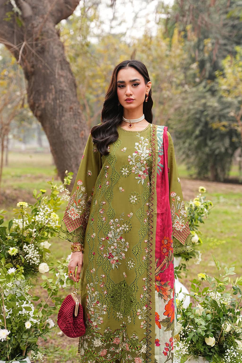 Ramsha Ghazal Lawn 26/G 601/Silk Dupatta